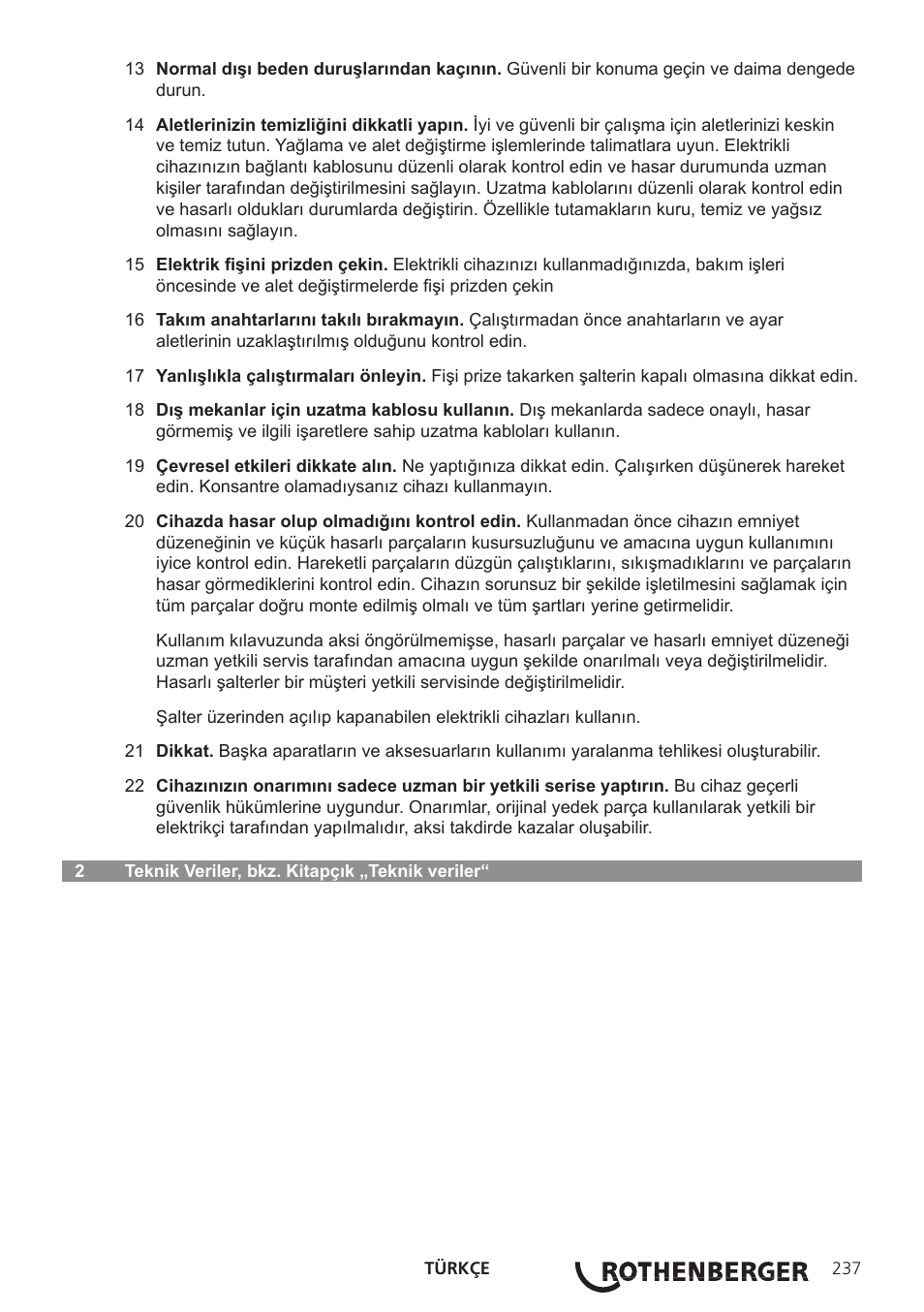 ROTHENBERGER ROWELD P250-630B Plus Premium User Manual | Page 239 / 368