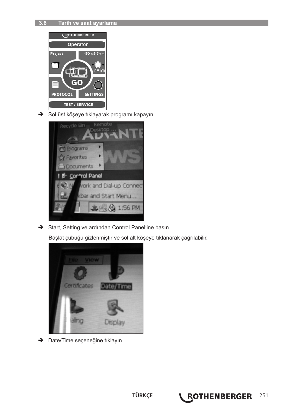 ROTHENBERGER ROWELD P250-630B Plus Premium User Manual | Page 253 / 368