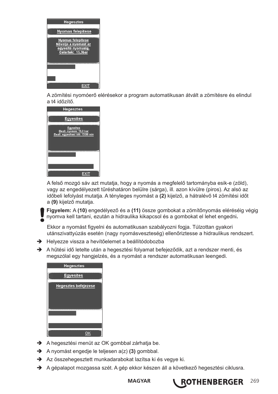 ROTHENBERGER ROWELD P250-630B Plus Premium User Manual | Page 271 / 368