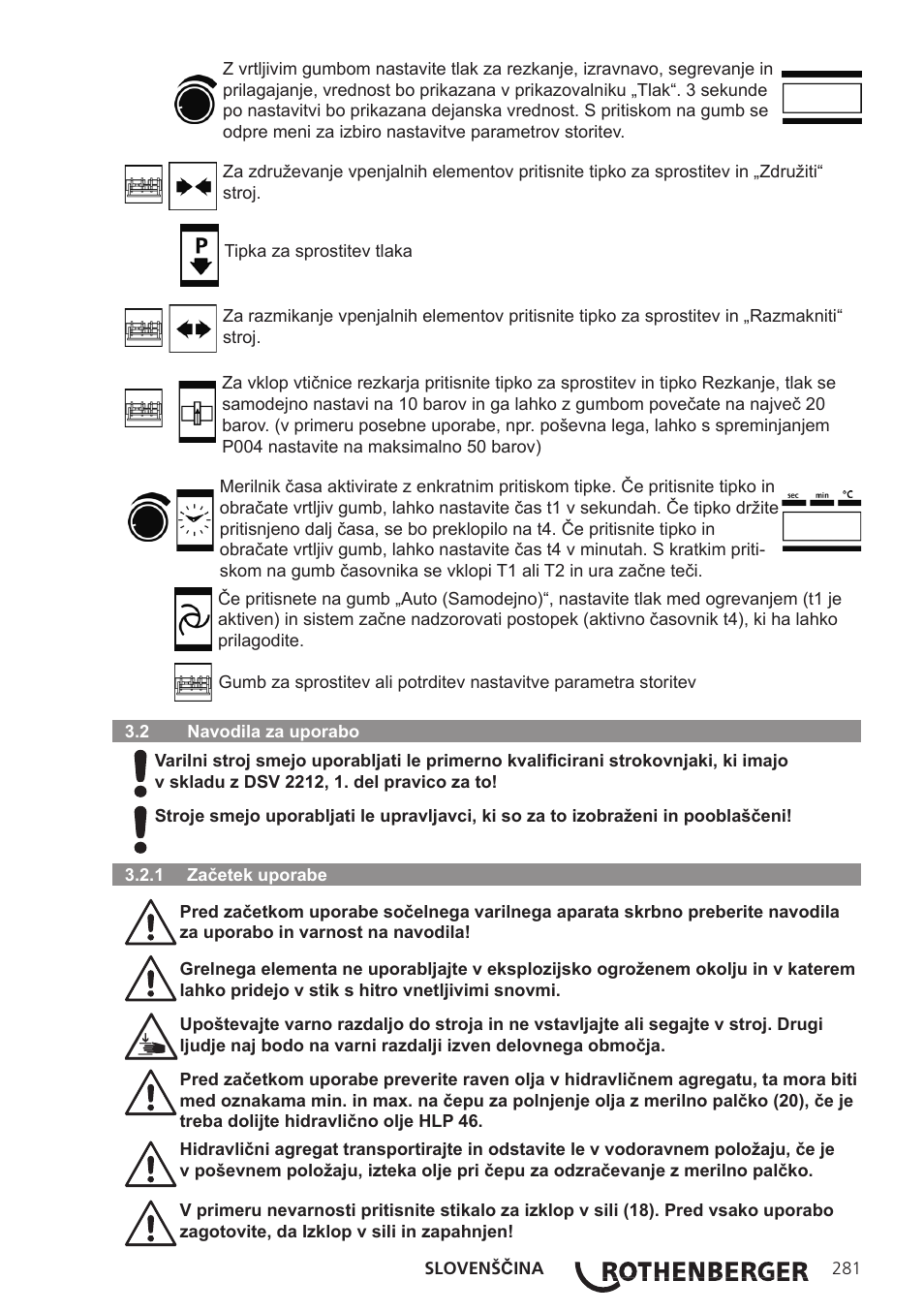 ROTHENBERGER ROWELD P250-630B Plus Premium User Manual | Page 283 / 368