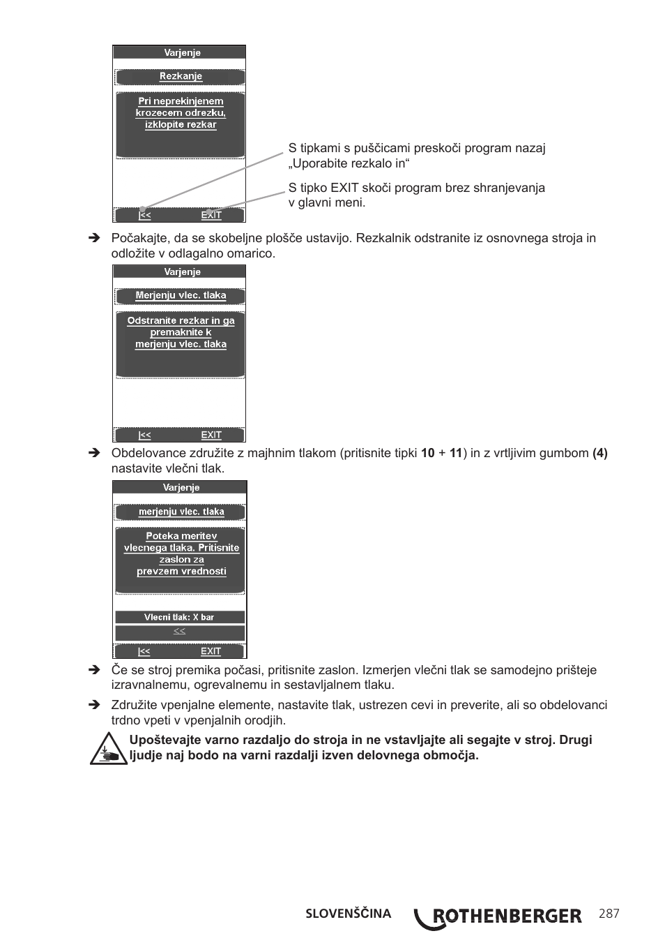 ROTHENBERGER ROWELD P250-630B Plus Premium User Manual | Page 289 / 368