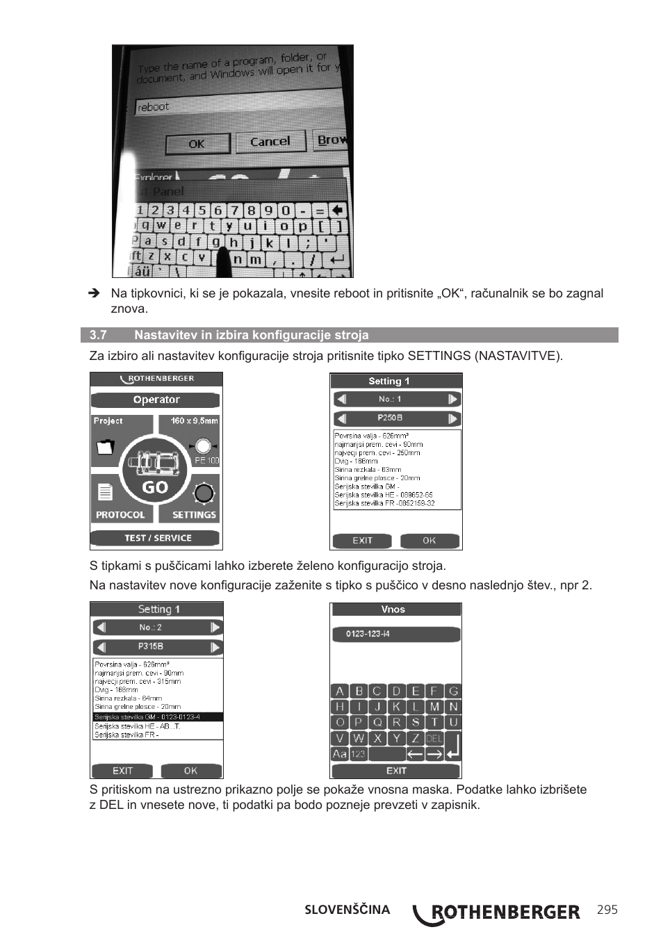 ROTHENBERGER ROWELD P250-630B Plus Premium User Manual | Page 297 / 368