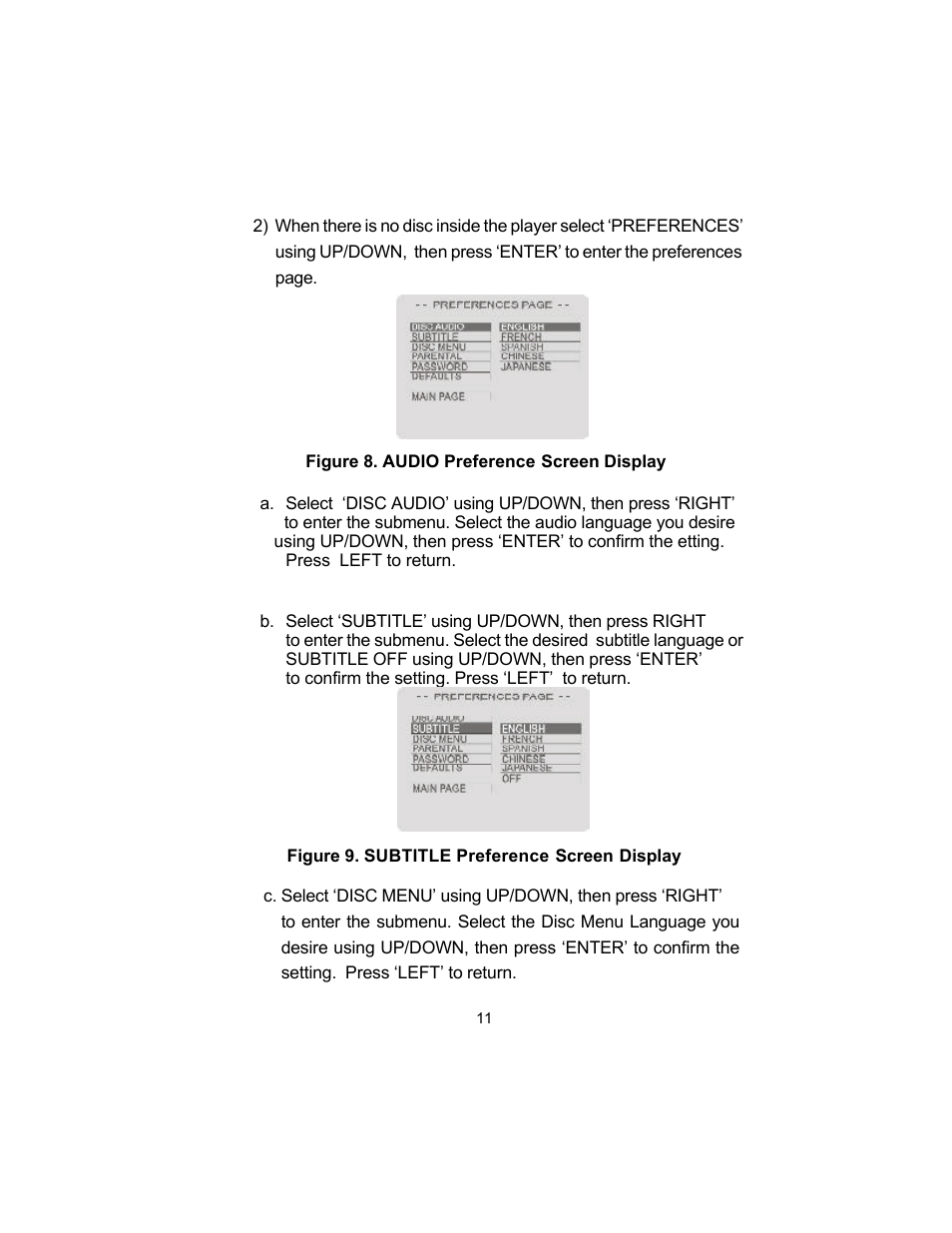 Audiovox D1500A User Manual | Page 11 / 33