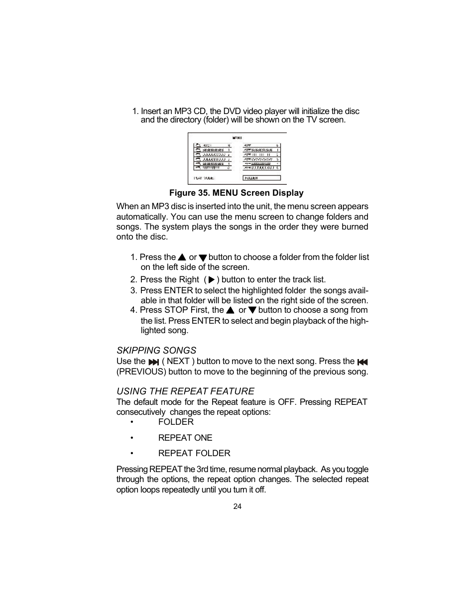 Audiovox D1500A User Manual | Page 24 / 33