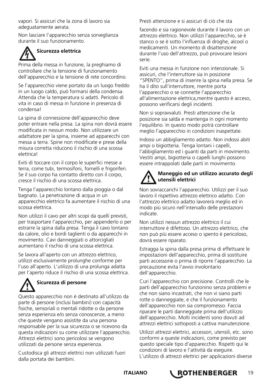 ROTHENBERGER ROWELD Quick S komplett User Manual | Page 21 / 48