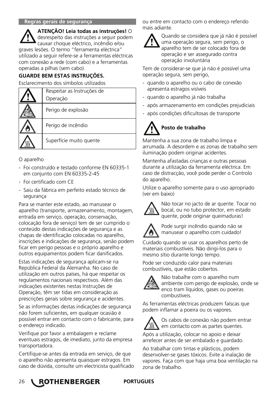 ROTHENBERGER ROWELD Quick S komplett User Manual | Page 28 / 48