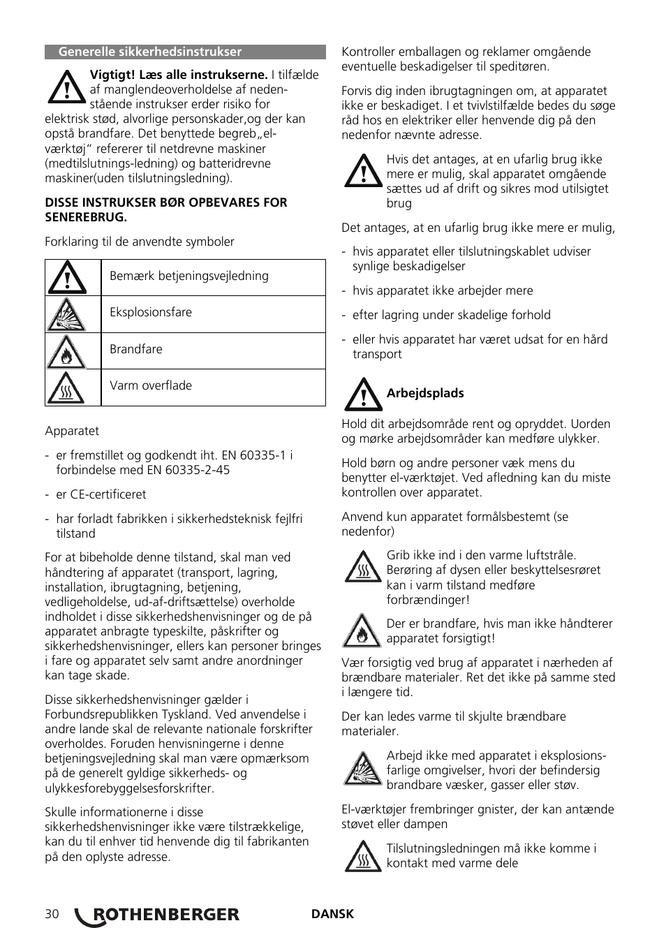 ROTHENBERGER ROWELD Quick S komplett User Manual | Page 32 / 48