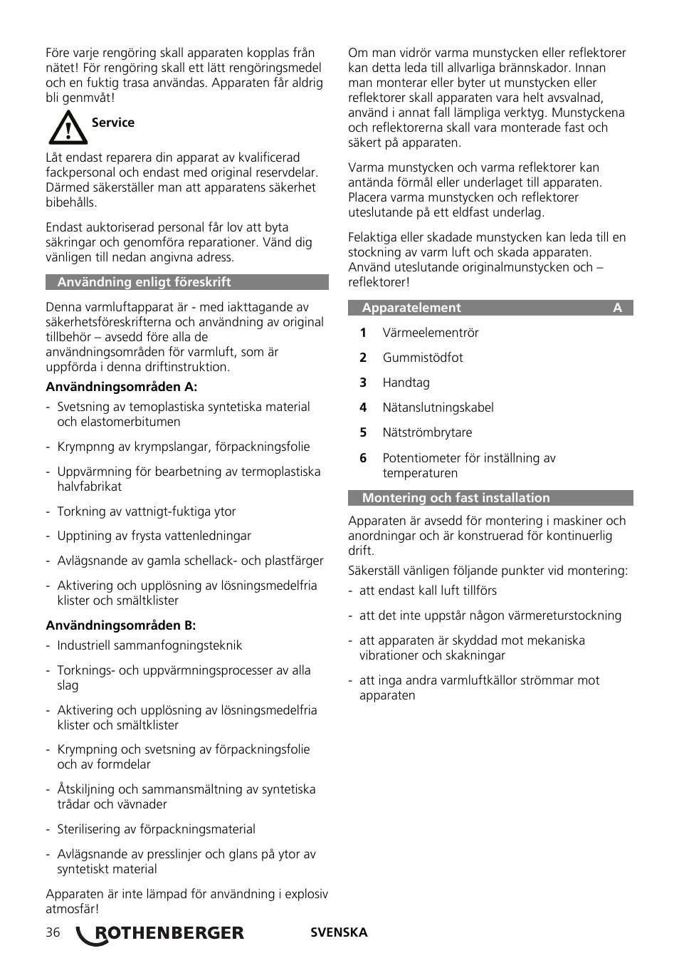 ROTHENBERGER ROWELD Quick S komplett User Manual | Page 38 / 48