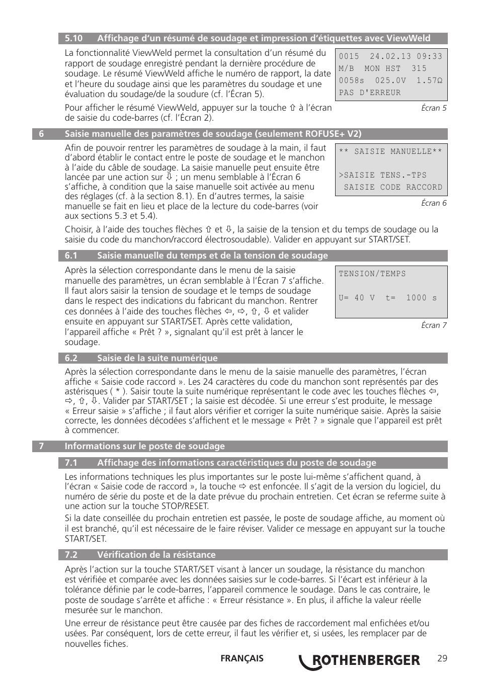 ROTHENBERGER ROWELD ROFUSE Plus V2.0 User Manual | Page 31 / 60