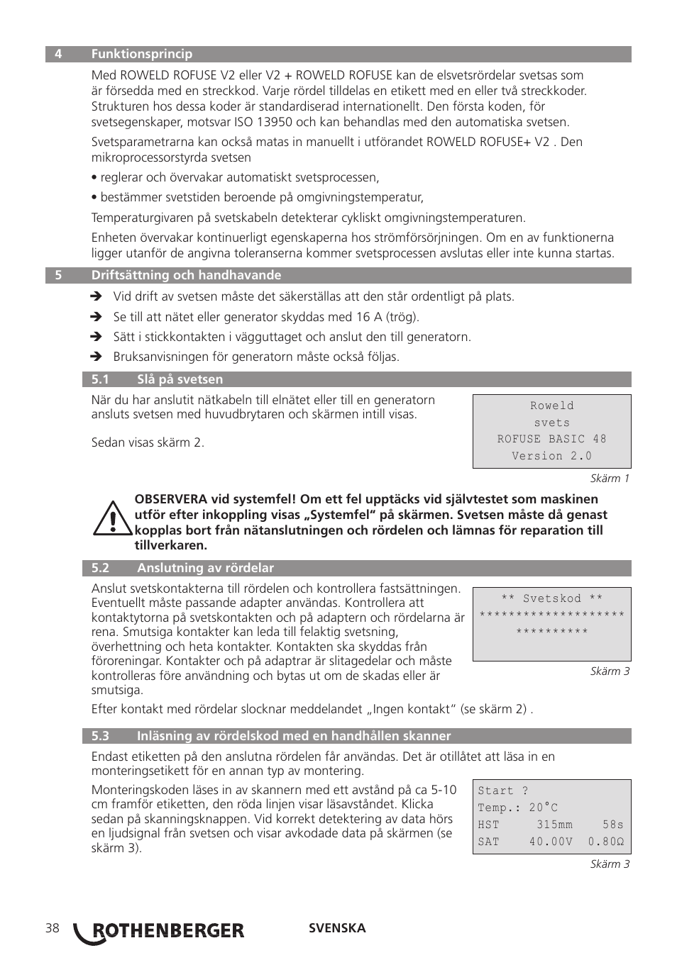 ROTHENBERGER ROWELD ROFUSE Plus V2.0 User Manual | Page 40 / 60