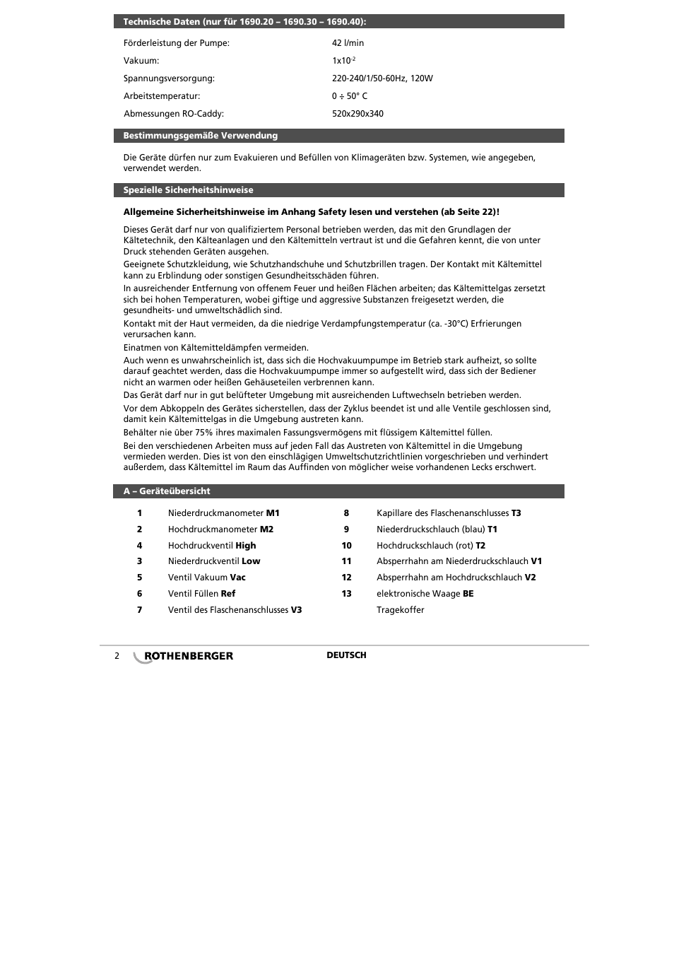 ROTHENBERGER Monteurhilfe-Sets User Manual | Page 4 / 36