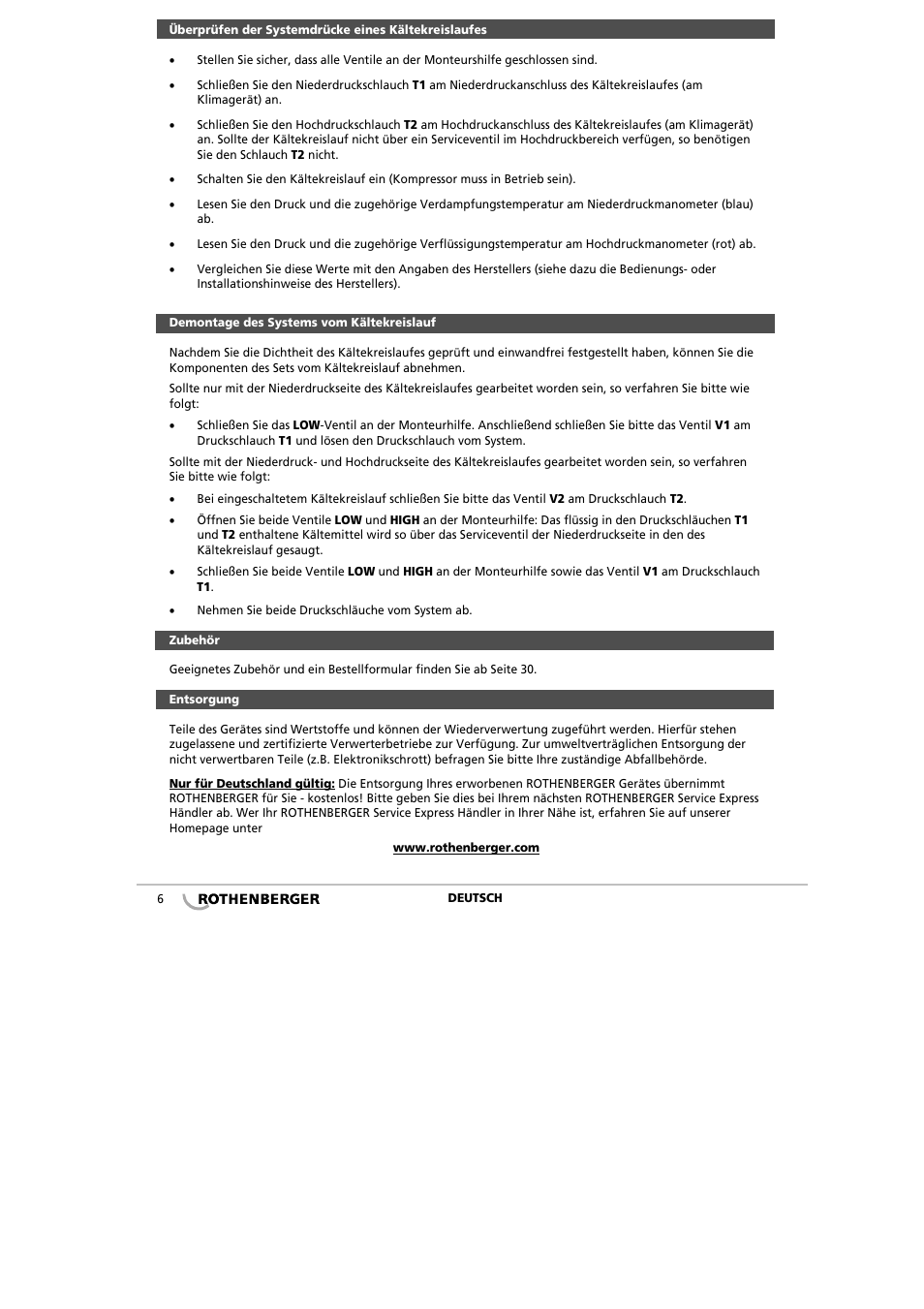 ROTHENBERGER Monteurhilfe-Sets User Manual | Page 8 / 36