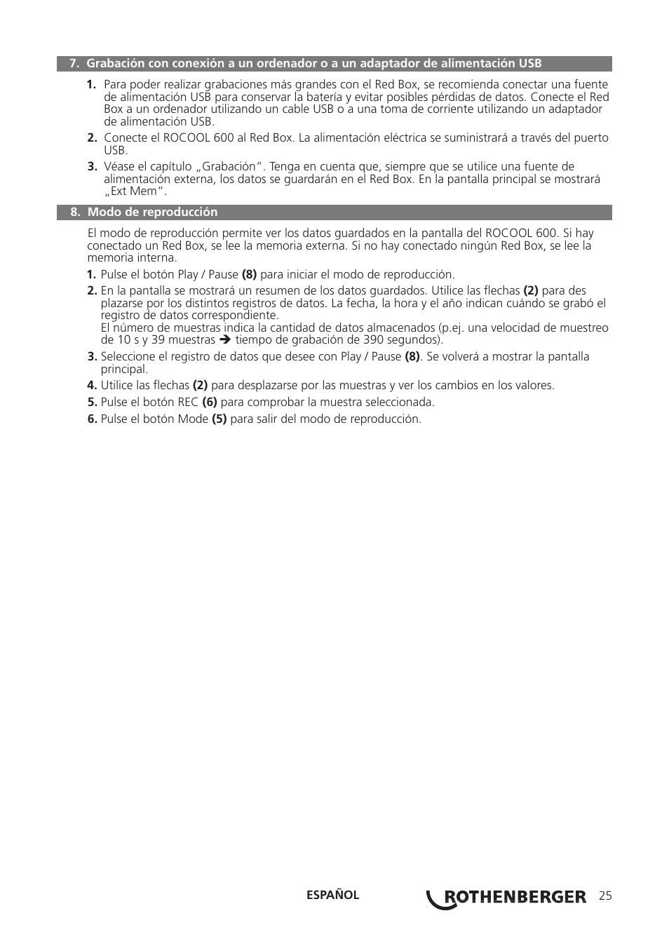 ROTHENBERGER Red Box User Manual | Page 29 / 120