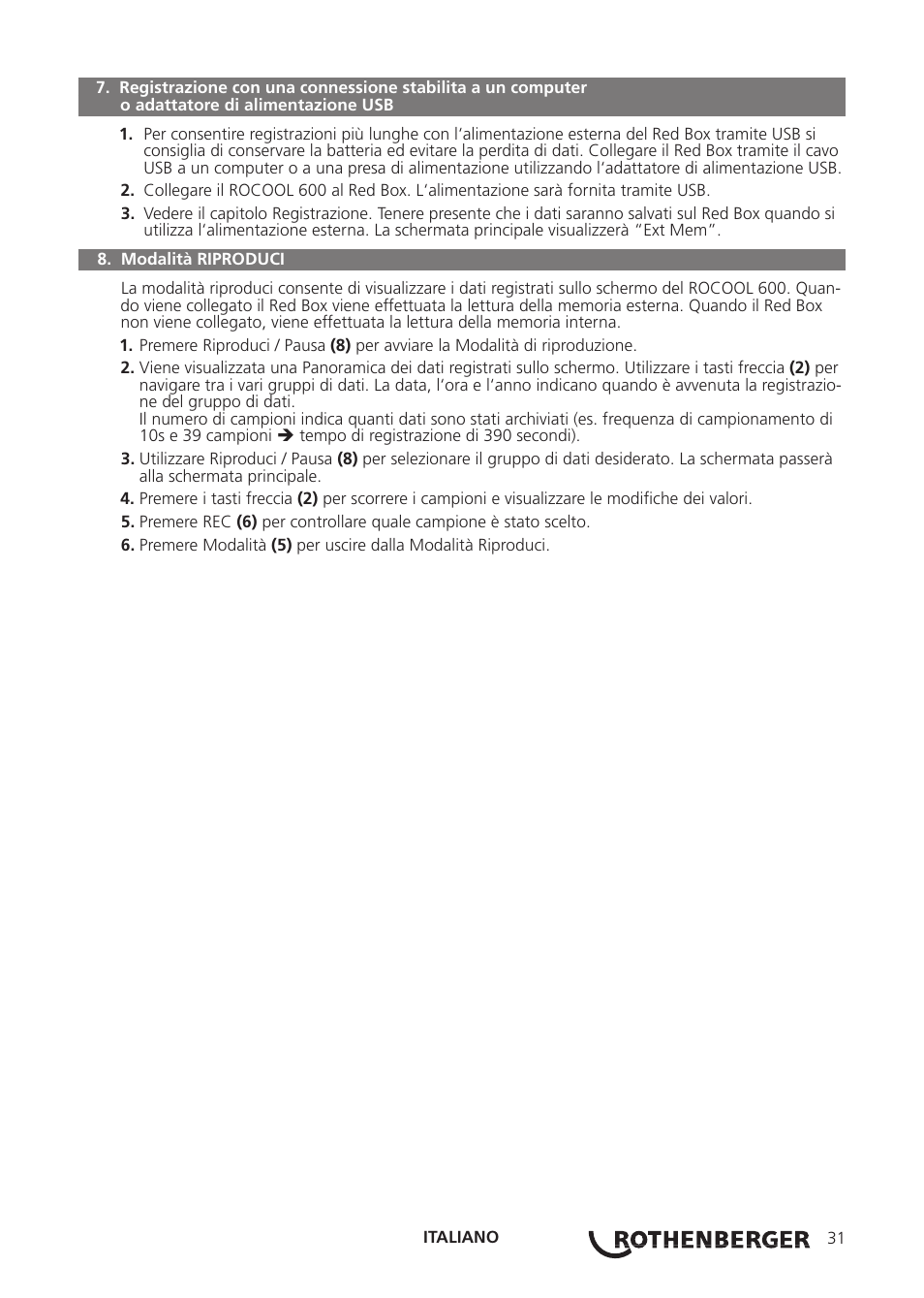 ROTHENBERGER Red Box User Manual | Page 35 / 120