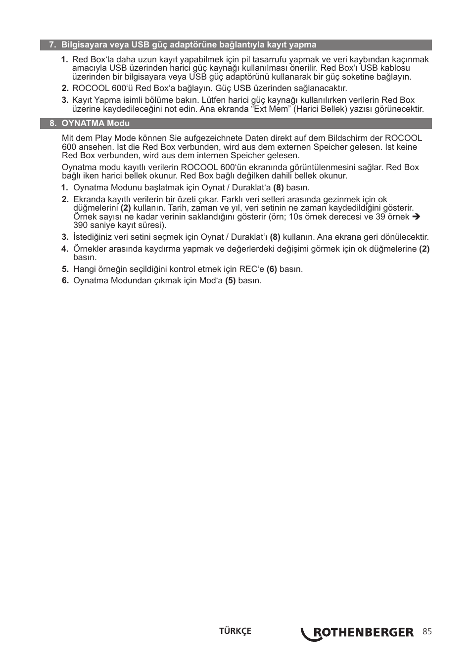 ROTHENBERGER Red Box User Manual | Page 89 / 120