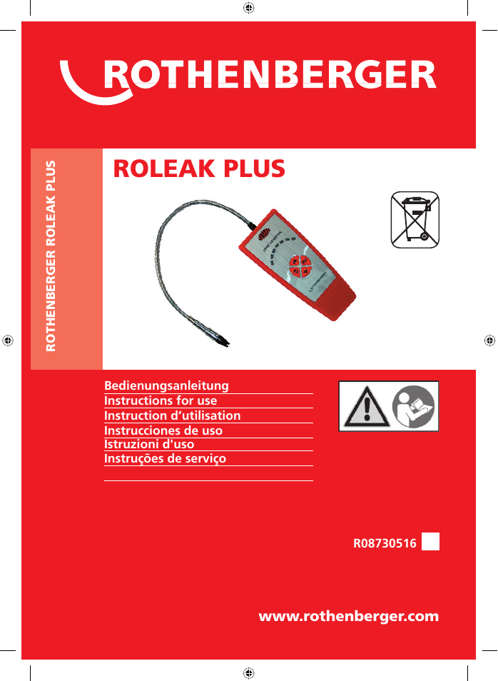 ROTHENBERGER RO-LEAK User Manual | 21 pages