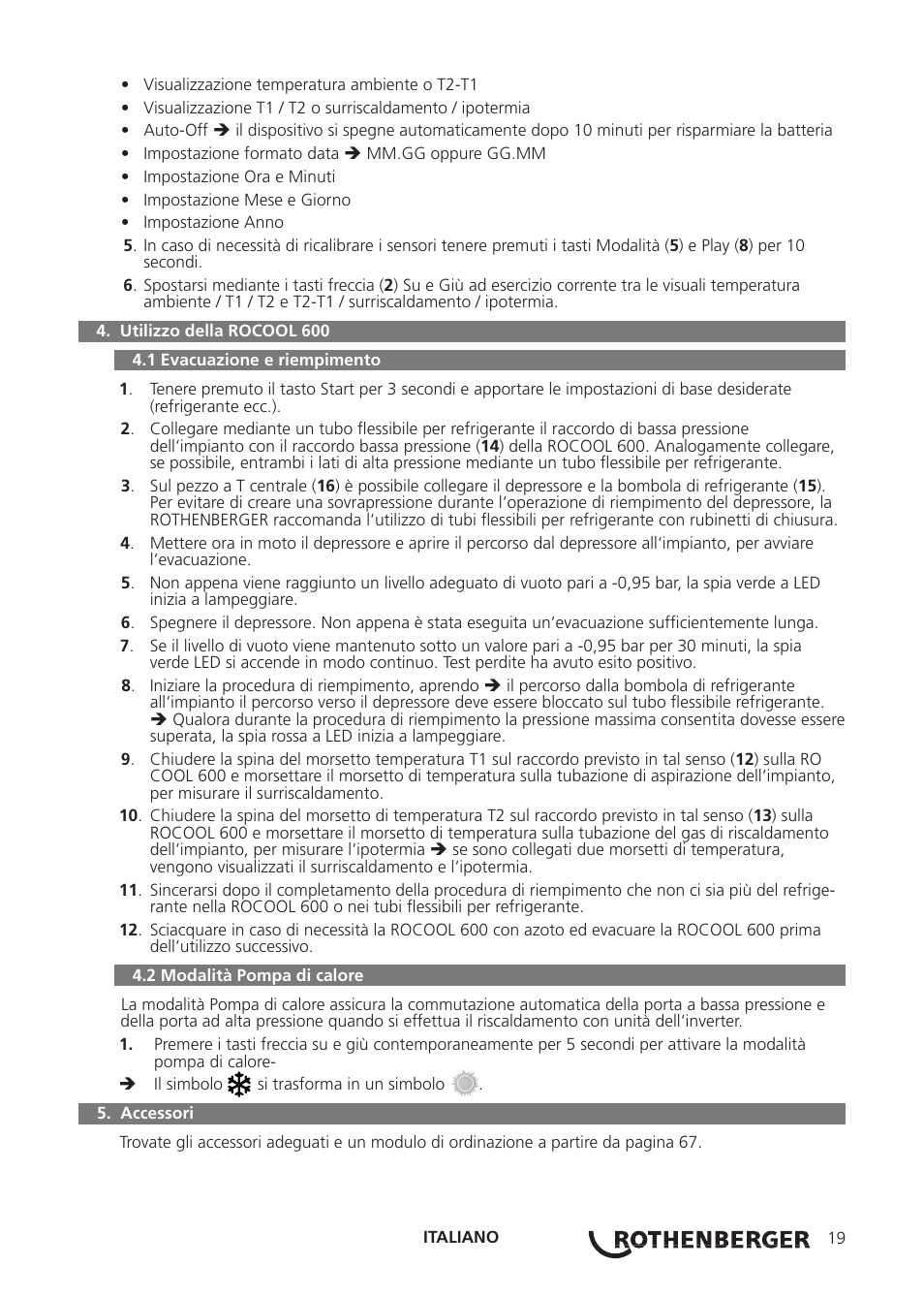 ROTHENBERGER ROCOOL 600 User Manual | Page 24 / 80