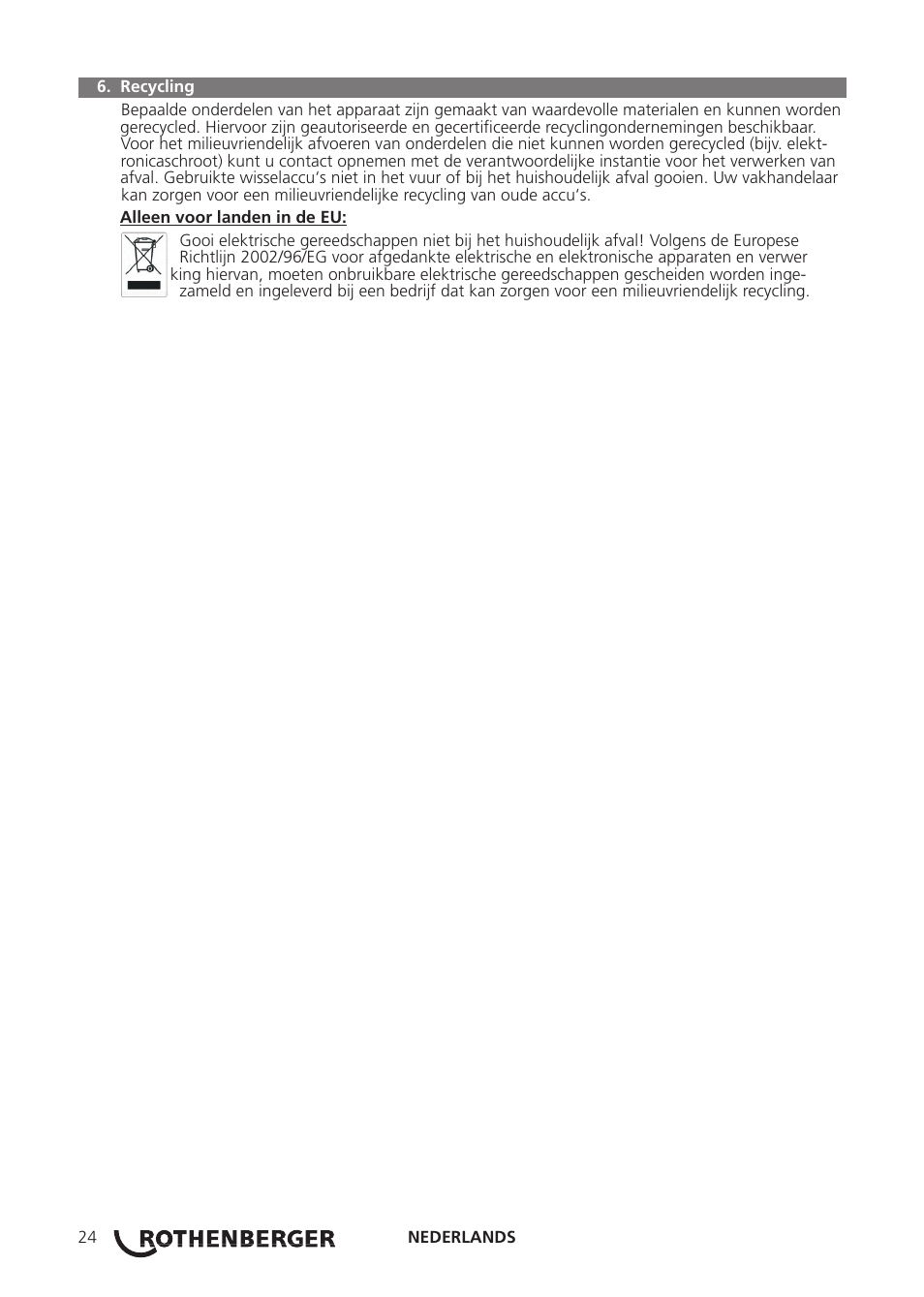 ROTHENBERGER ROCOOL 600 User Manual | Page 29 / 80