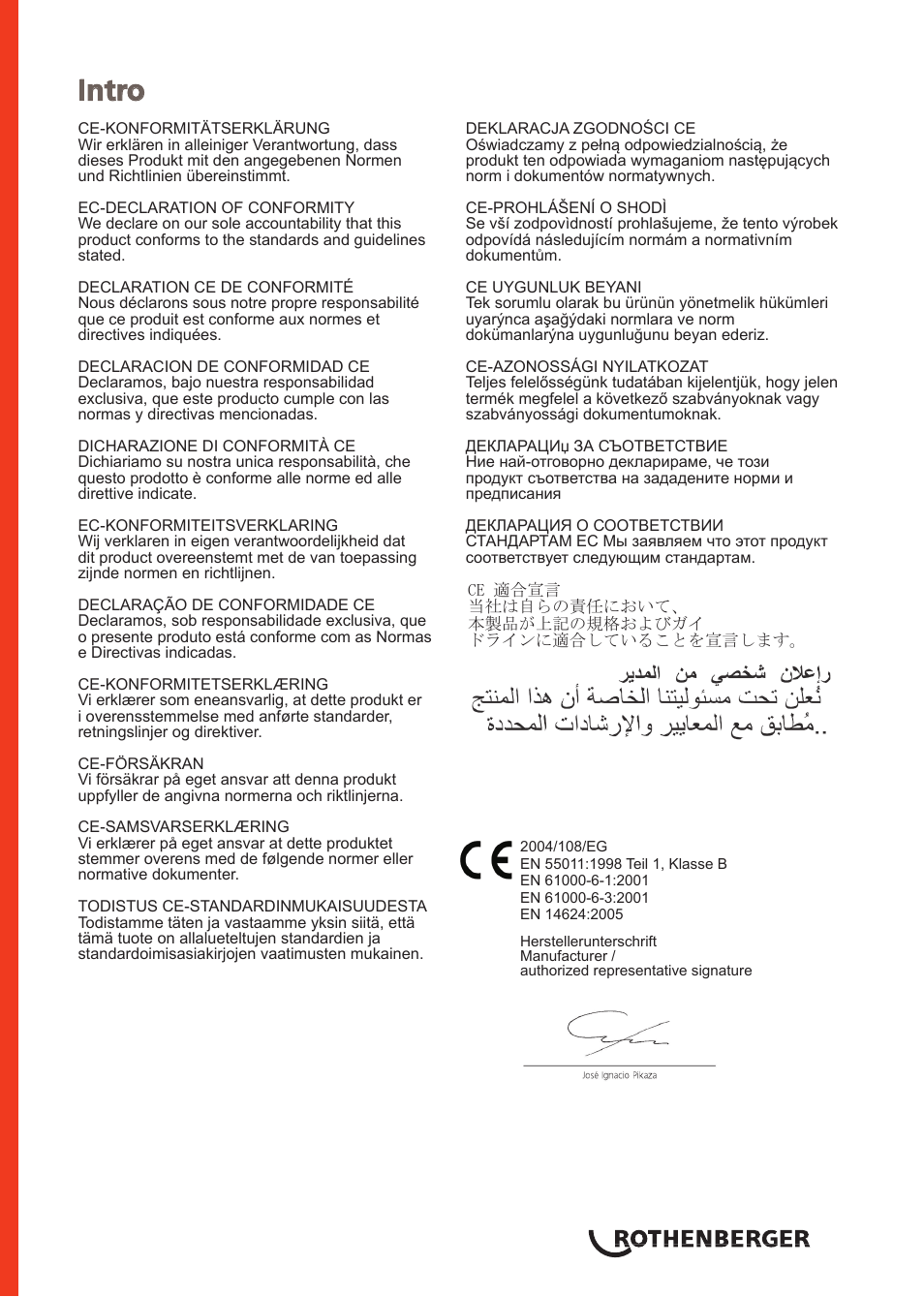 Intro | ROTHENBERGER ROCOOL 600 User Manual | Page 3 / 80