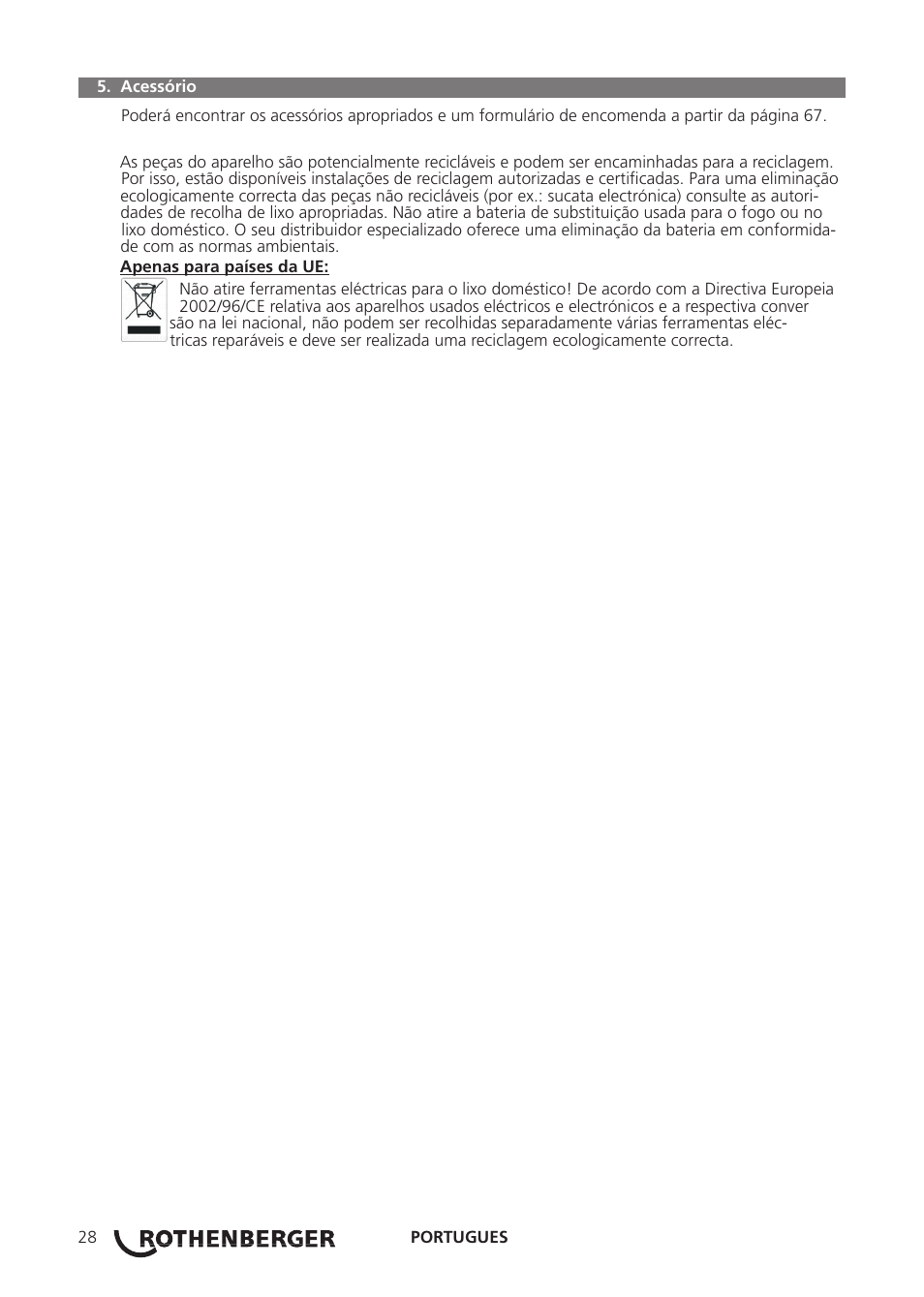 ROTHENBERGER ROCOOL 600 User Manual | Page 33 / 80