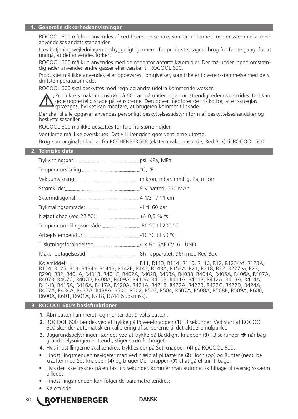 ROTHENBERGER ROCOOL 600 User Manual | Page 35 / 80