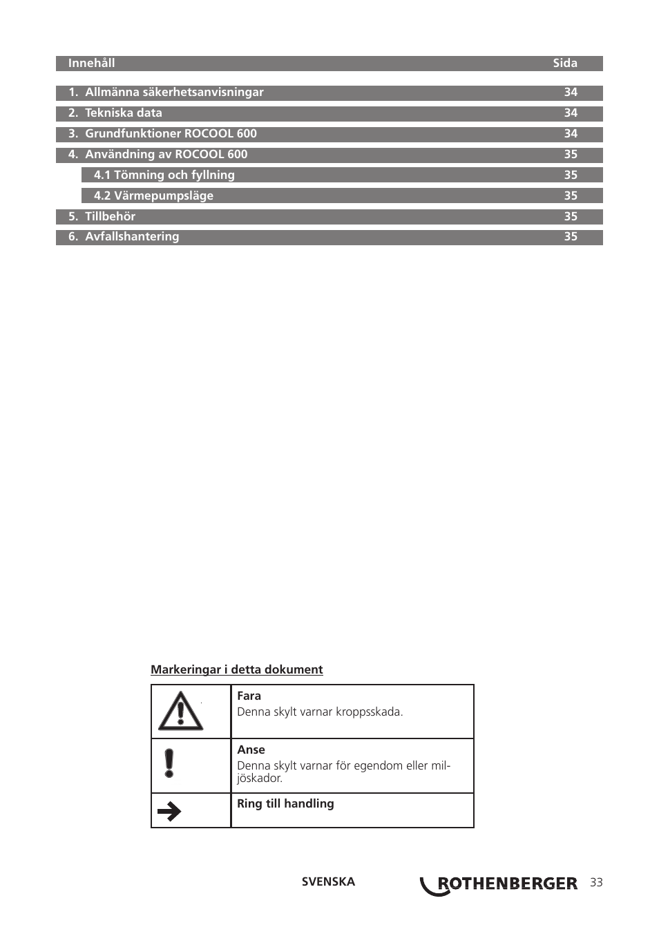 ROTHENBERGER ROCOOL 600 User Manual | Page 38 / 80