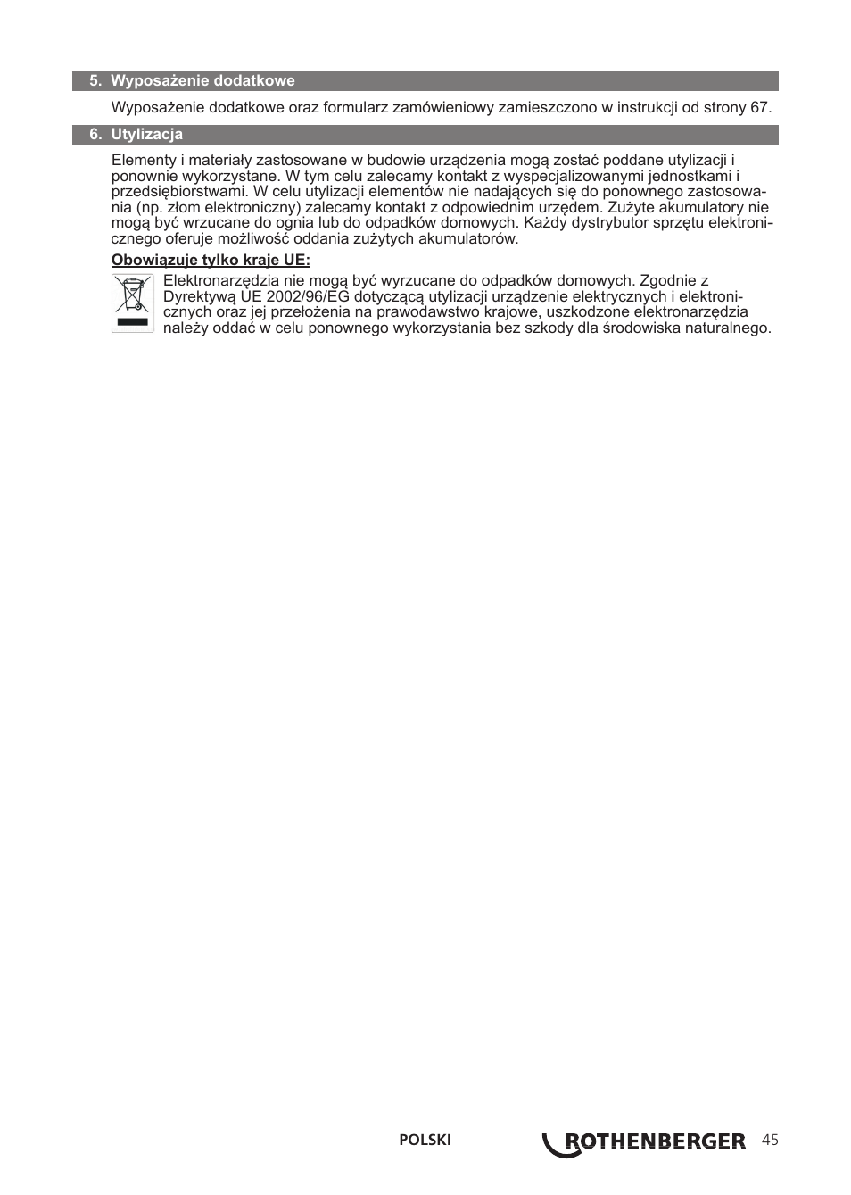 ROTHENBERGER ROCOOL 600 User Manual | Page 50 / 80