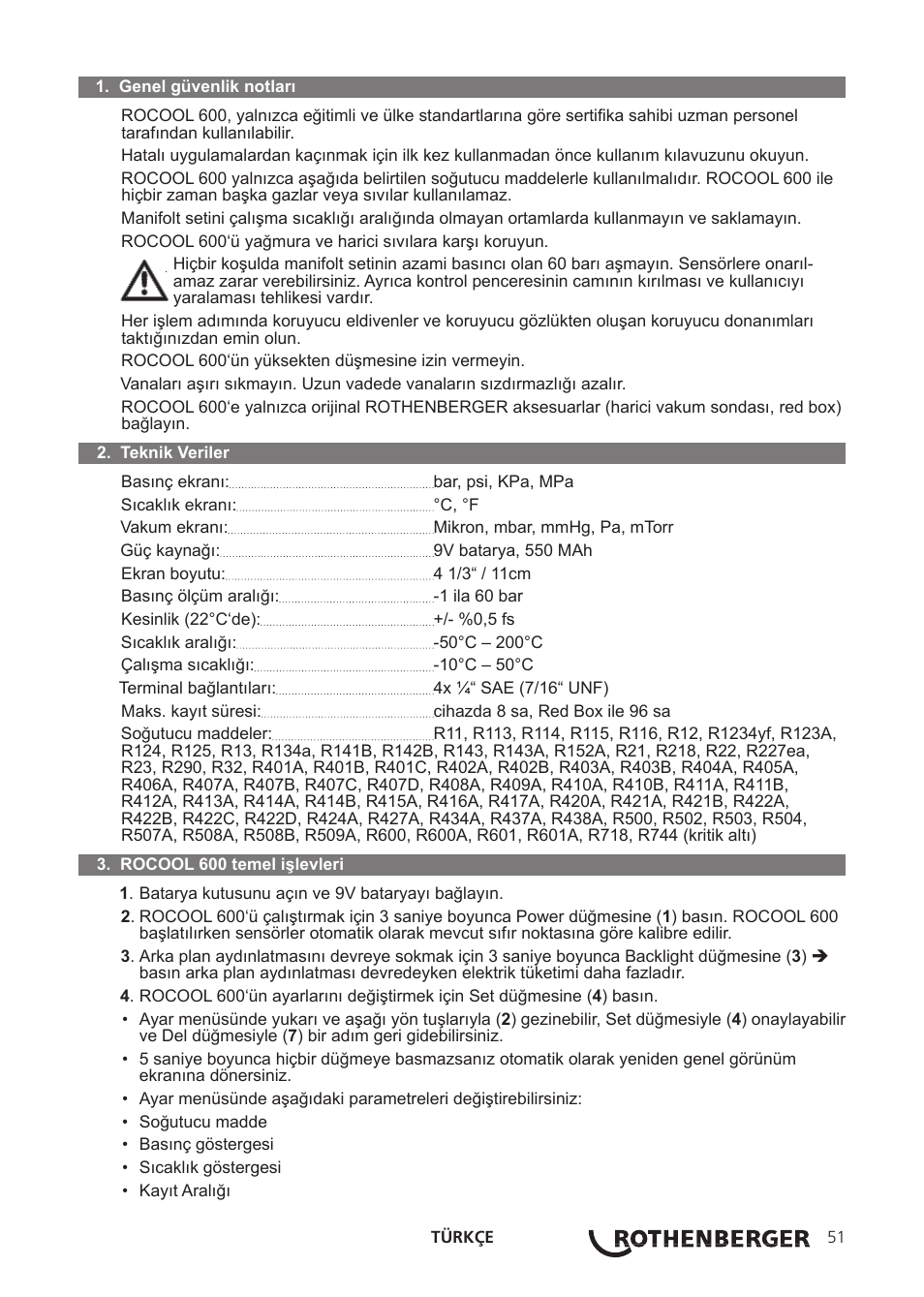 ROTHENBERGER ROCOOL 600 User Manual | Page 56 / 80