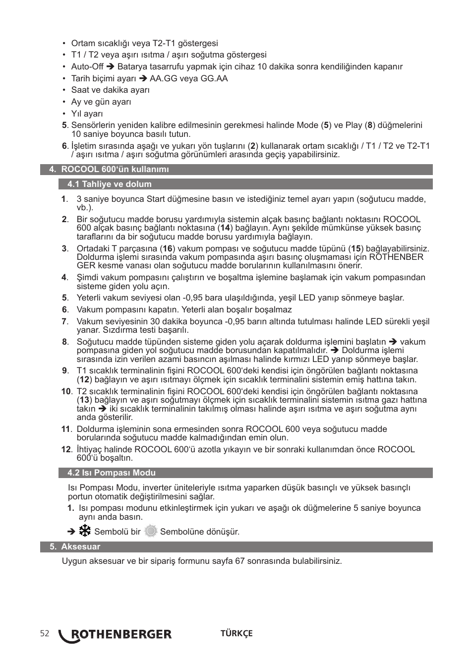 ROTHENBERGER ROCOOL 600 User Manual | Page 57 / 80