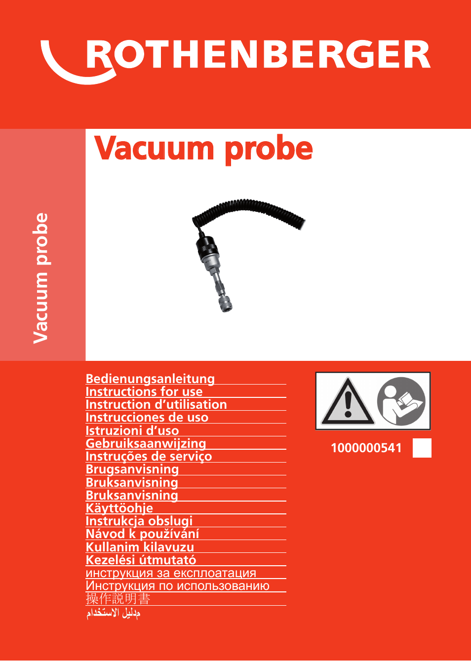 ROTHENBERGER ROCOOL Vac-Probe User Manual | 44 pages