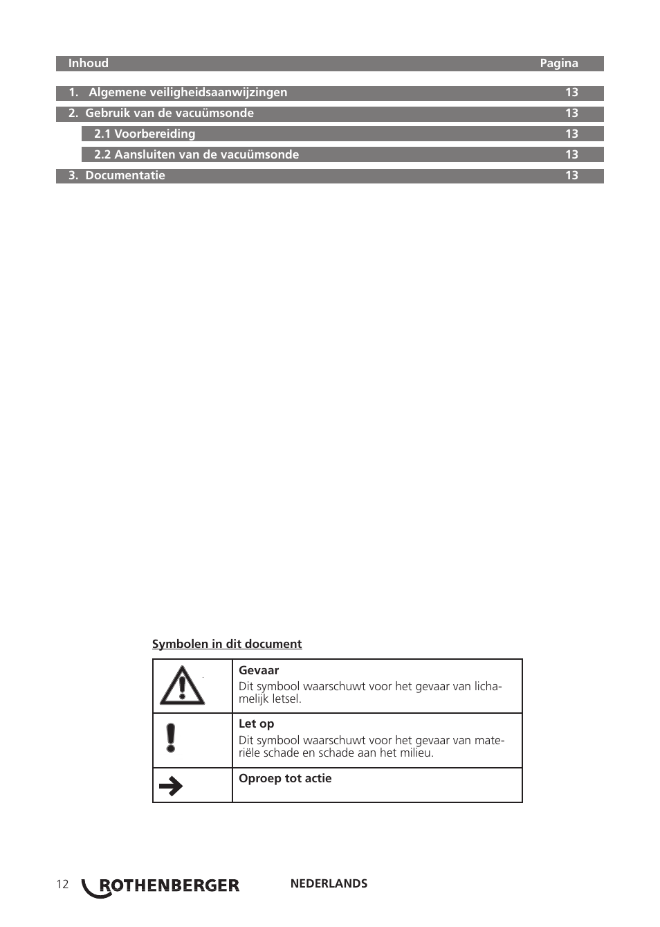 ROTHENBERGER ROCOOL Vac-Probe User Manual | Page 16 / 44