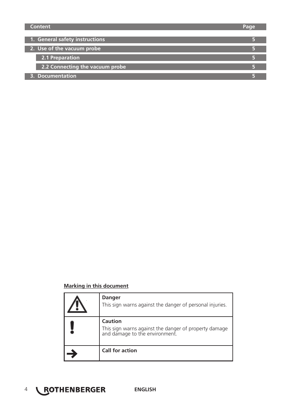 ROTHENBERGER ROCOOL Vac-Probe User Manual | Page 8 / 44