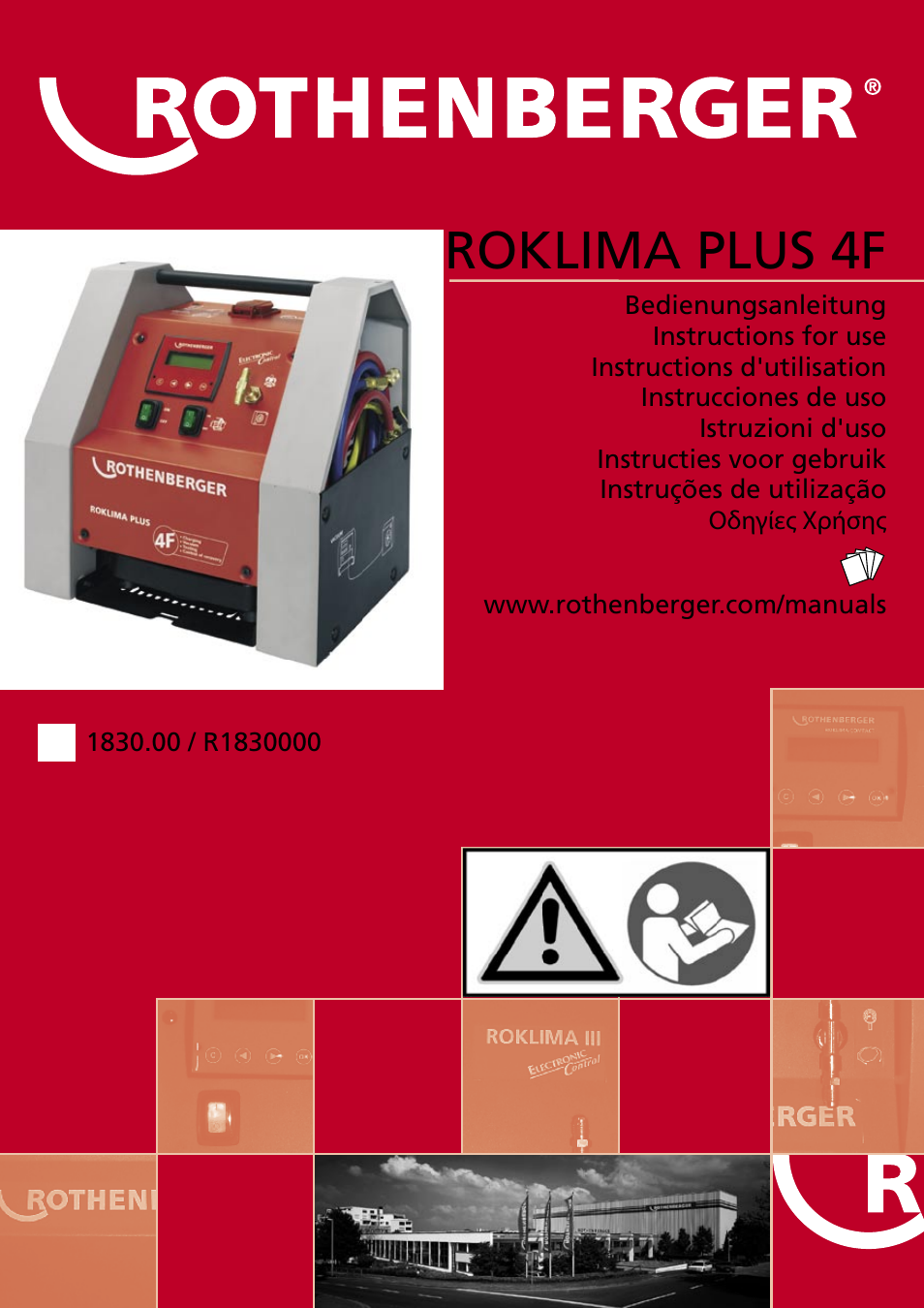 ROTHENBERGER ROKLIMA MULTI 4F User Manual | 80 pages