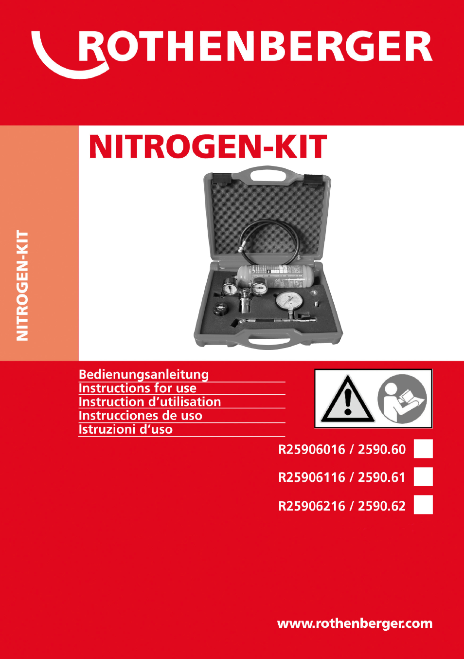 ROTHENBERGER Stickstoff-Set User Manual | 36 pages