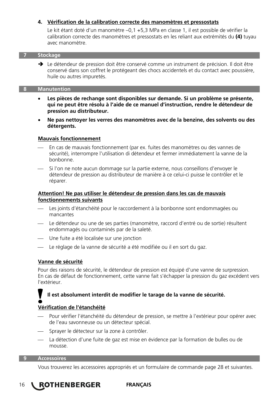 ROTHENBERGER Stickstoff-Set User Manual | Page 18 / 36