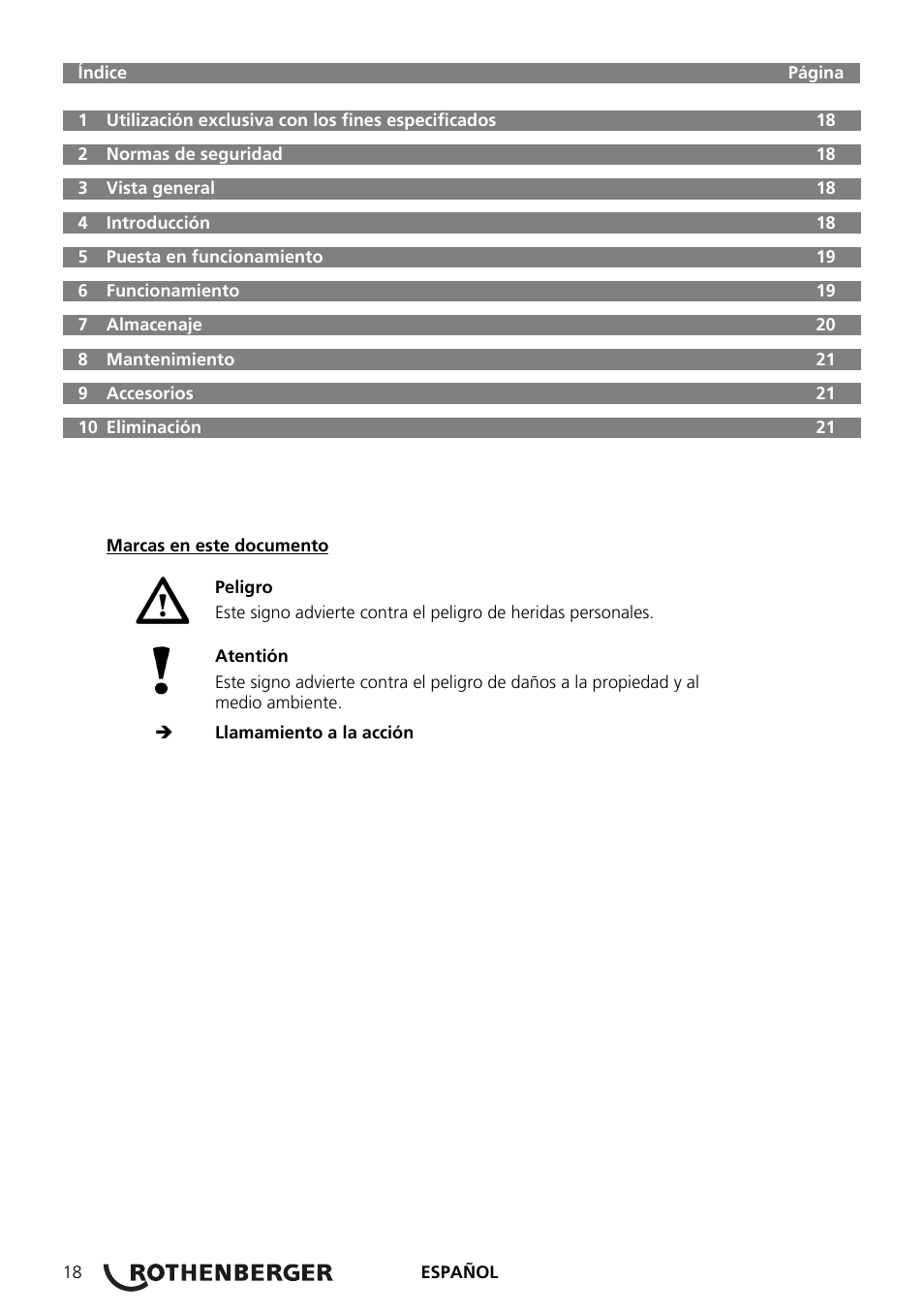 ROTHENBERGER Stickstoff-Set User Manual | Page 20 / 36