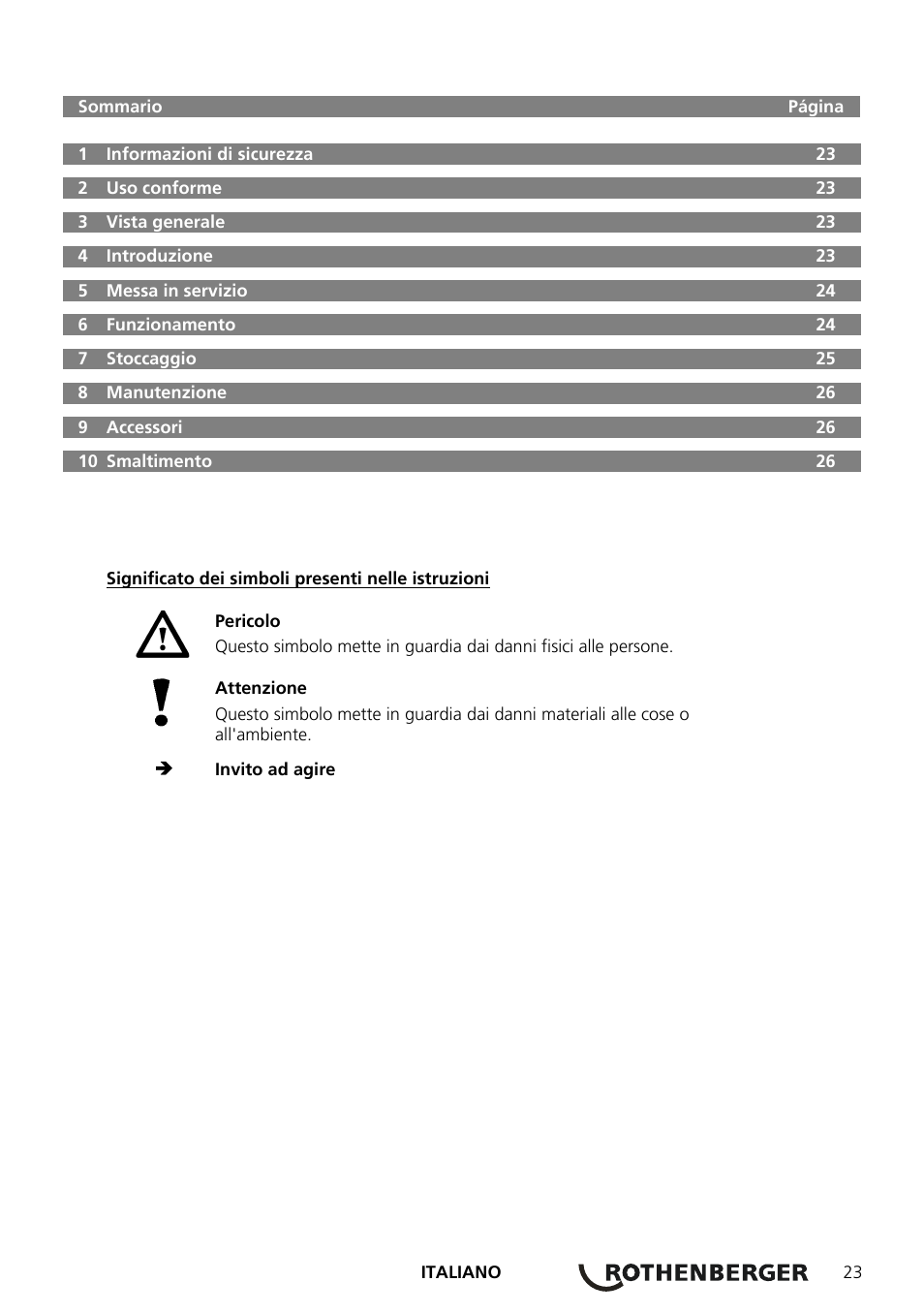 ROTHENBERGER Stickstoff-Set User Manual | Page 25 / 36
