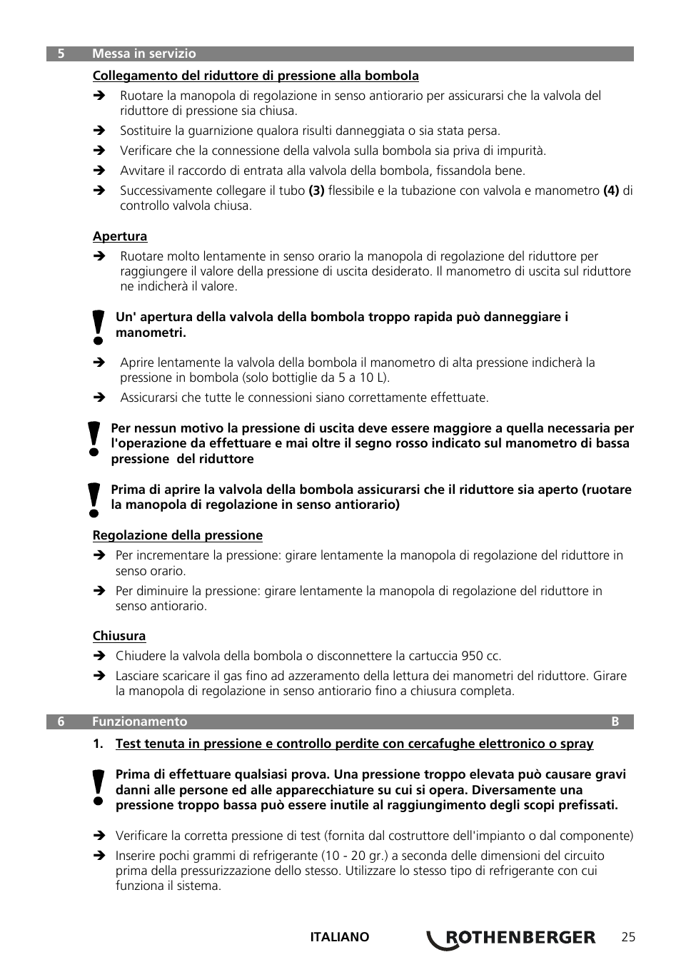 ROTHENBERGER Stickstoff-Set User Manual | Page 27 / 36