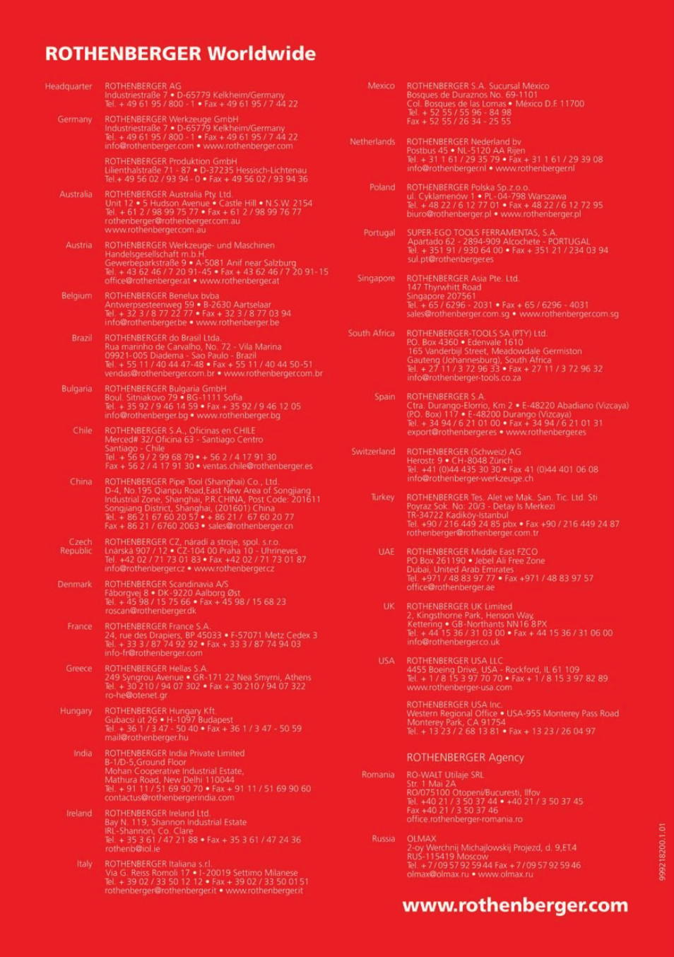 ROTHENBERGER Stickstoff-Set User Manual | Page 36 / 36