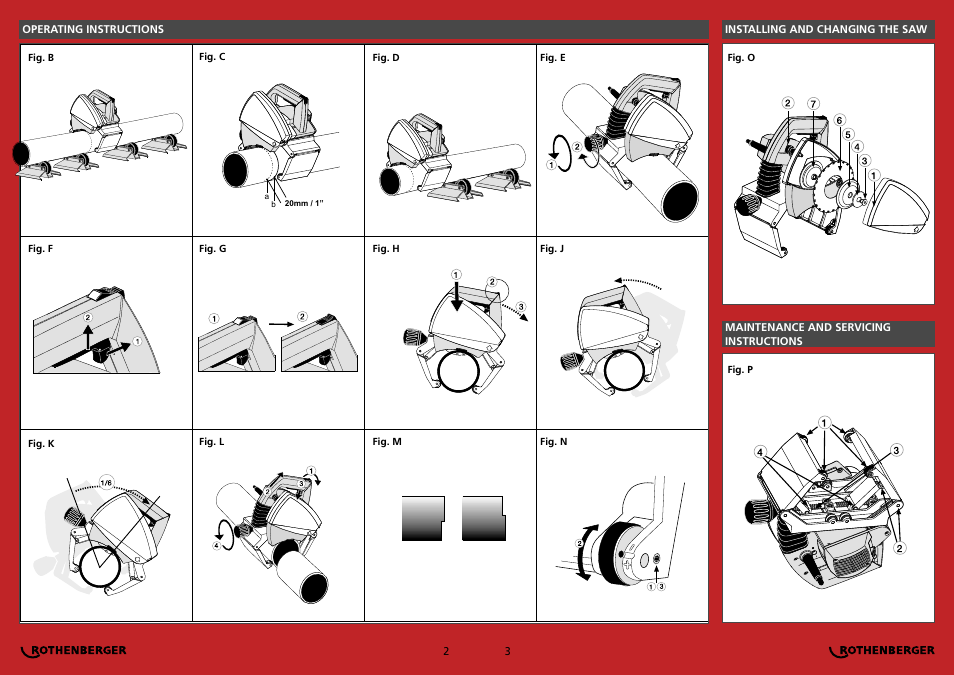 ROTHENBERGER PIPECUT 170/170 E User Manual | Page 2 / 33