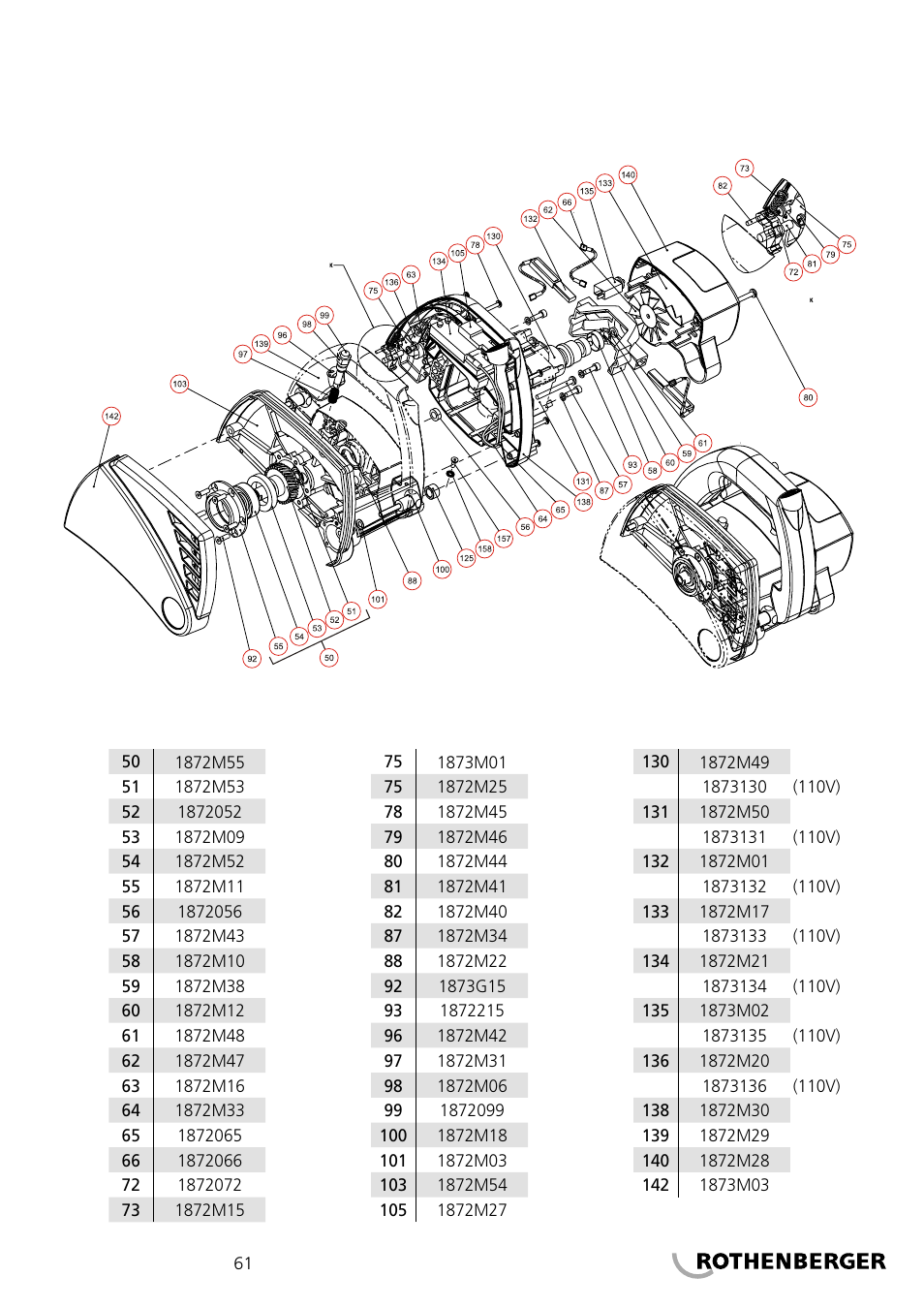 ROTHENBERGER PIPECUT 360 PRO User Manual | Page 61 / 68