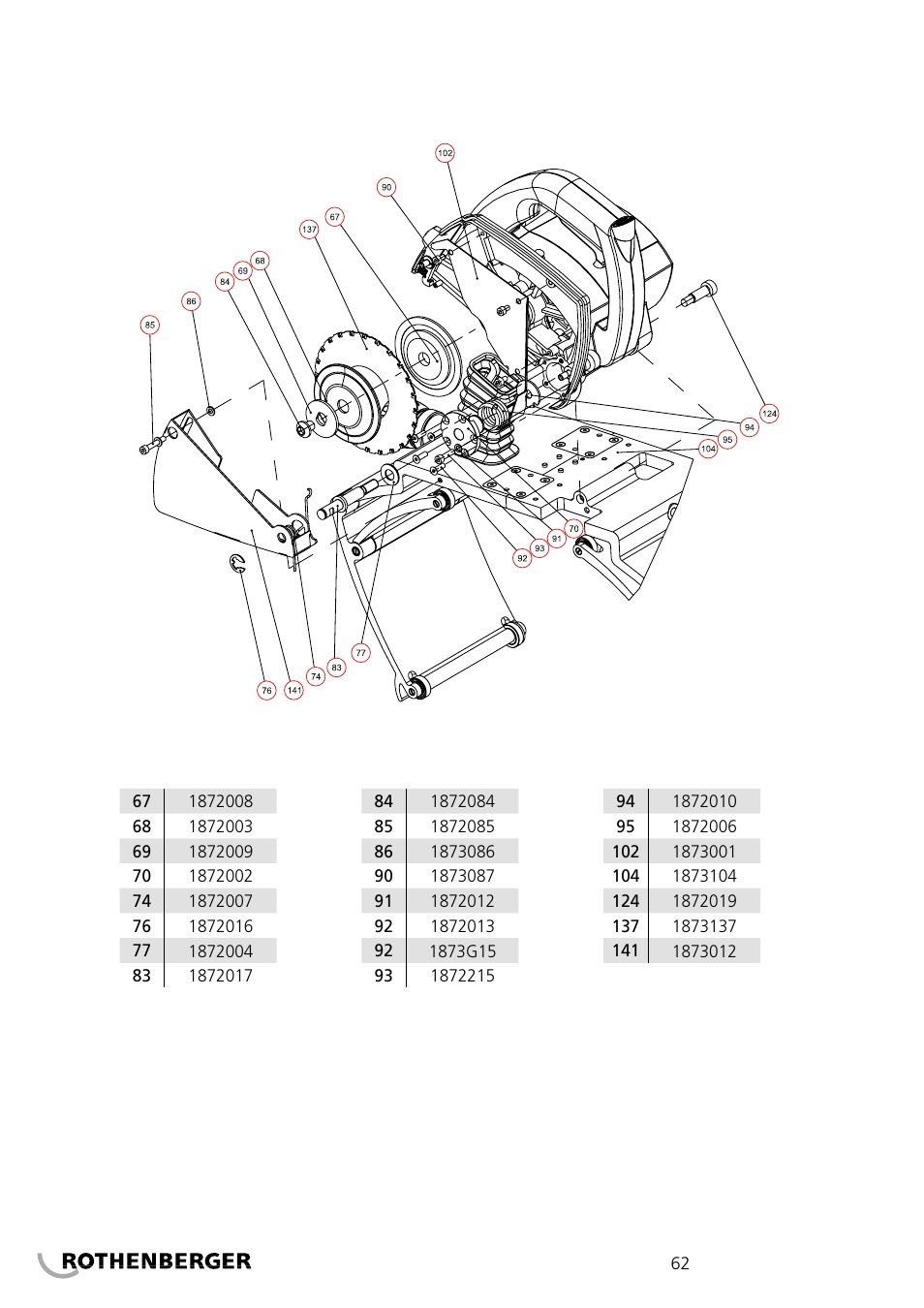 ROTHENBERGER PIPECUT 360 PRO User Manual | Page 62 / 68