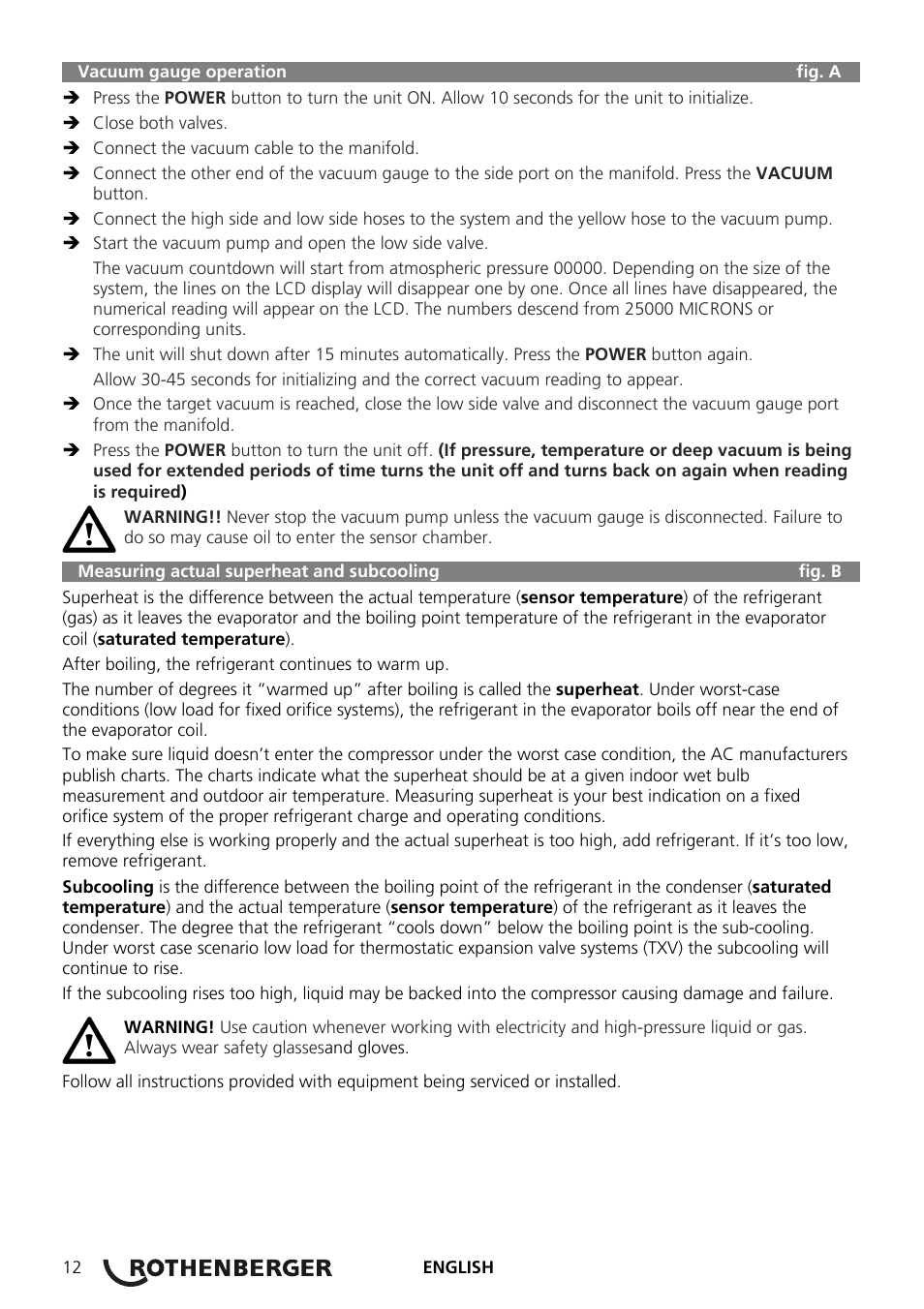 ROTHENBERGER Digitales Monteurhilfe Set User Manual | Page 14 / 28
