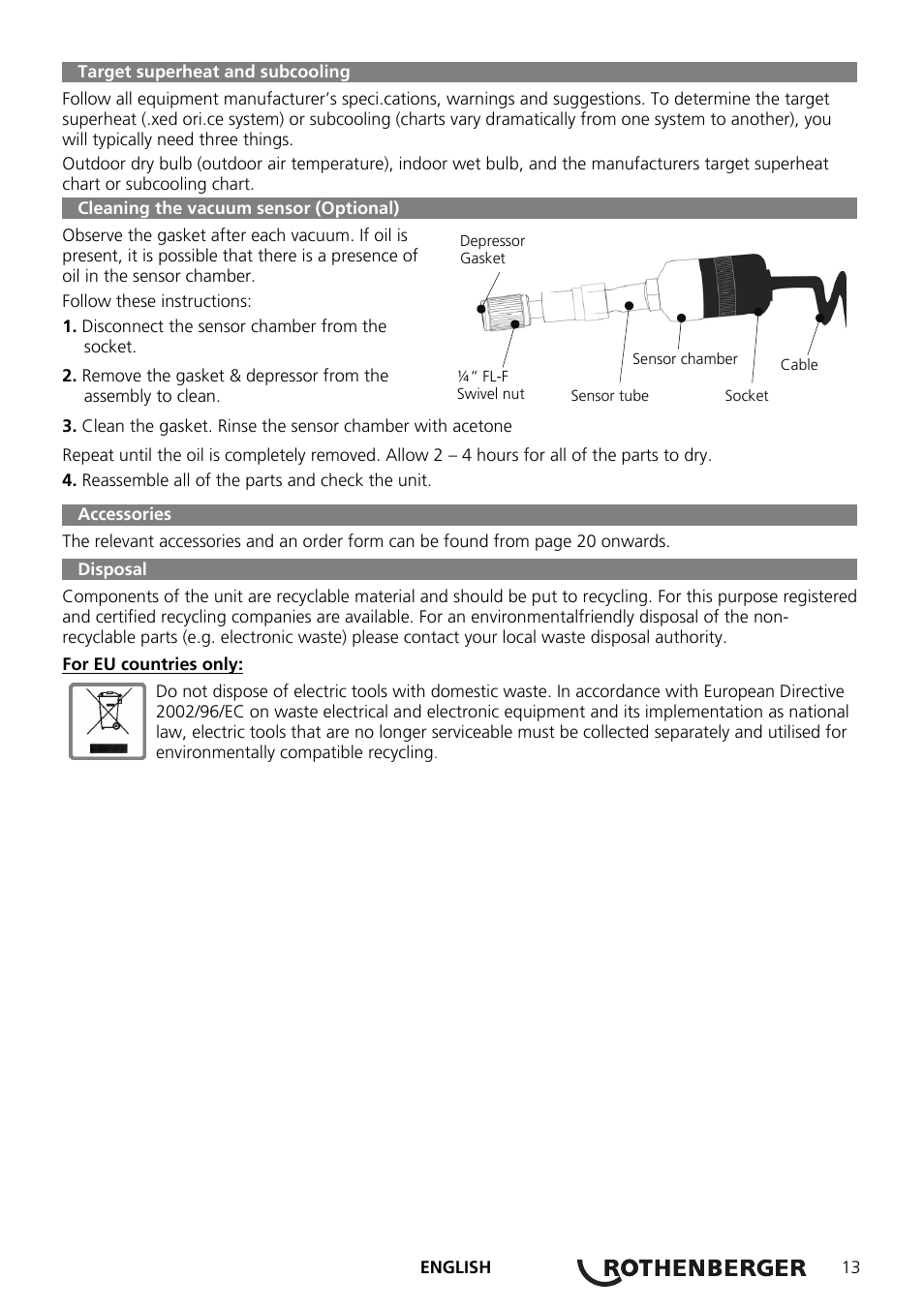 ROTHENBERGER Digitales Monteurhilfe Set User Manual | Page 15 / 28