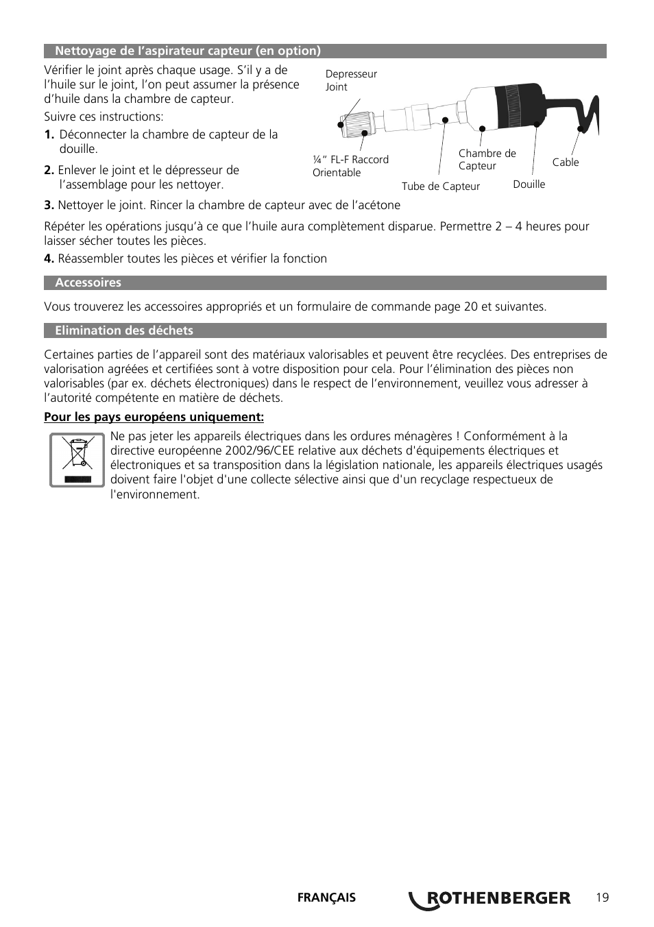 ROTHENBERGER Digitales Monteurhilfe Set User Manual | Page 21 / 28