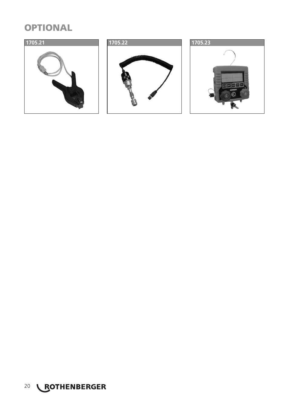 Optional | ROTHENBERGER Digitales Monteurhilfe Set User Manual | Page 22 / 28