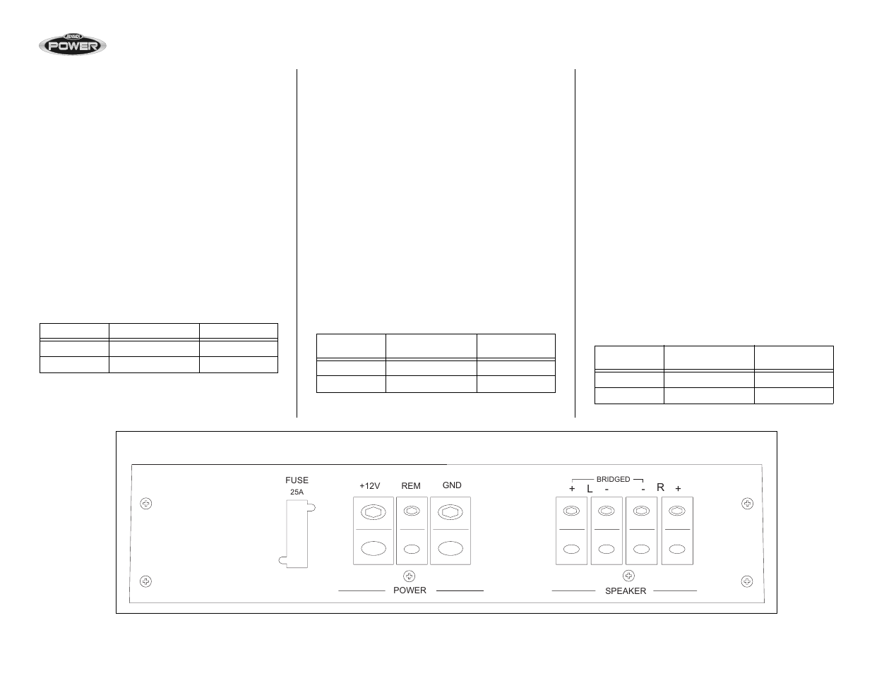 Wiring, Cableado, Câblage | Audiovox JPA285 User Manual | Page 6 / 19