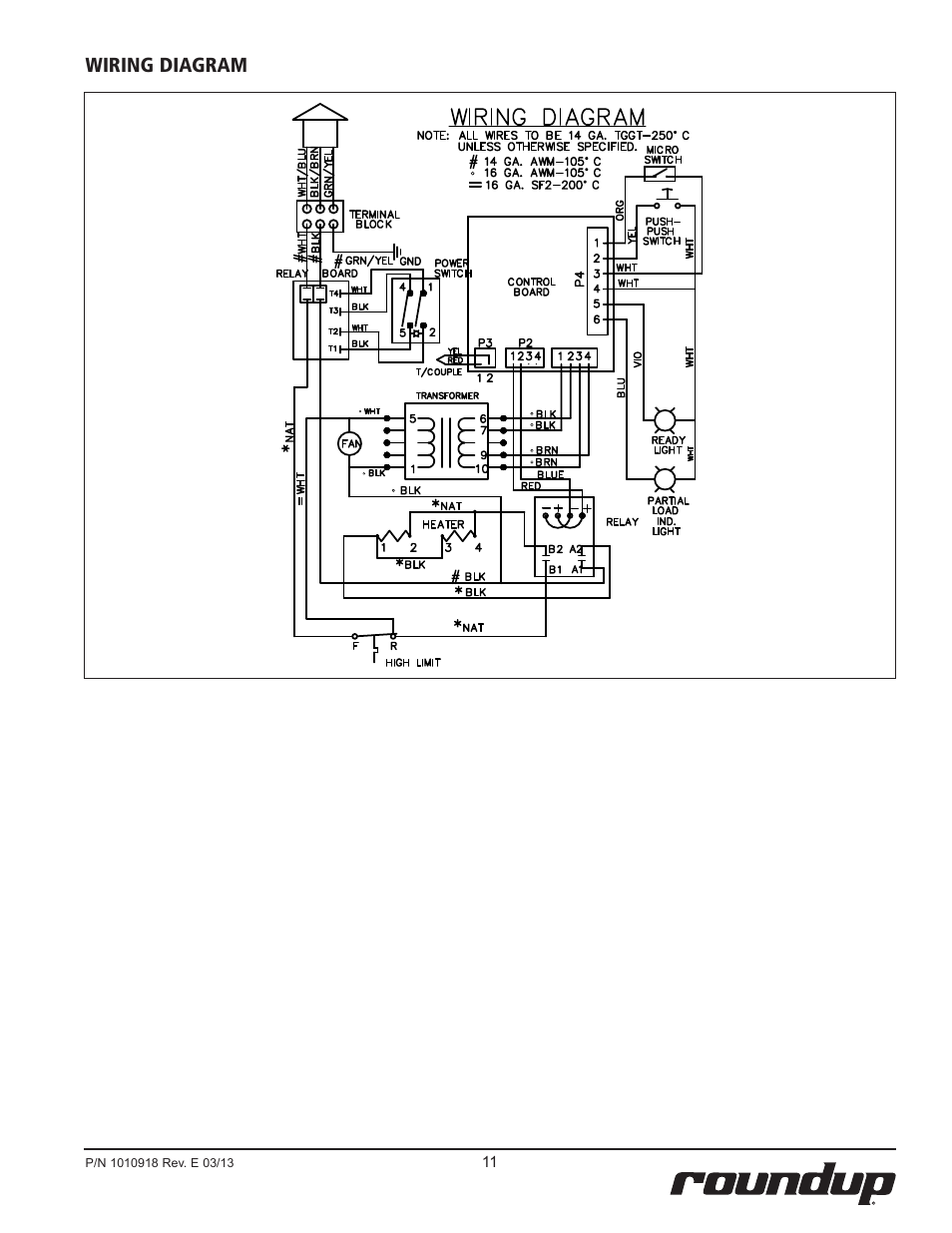 Wiring diagram | A.J. Antunes & Co MT-12 9200148 User Manual | Page 11 / 16