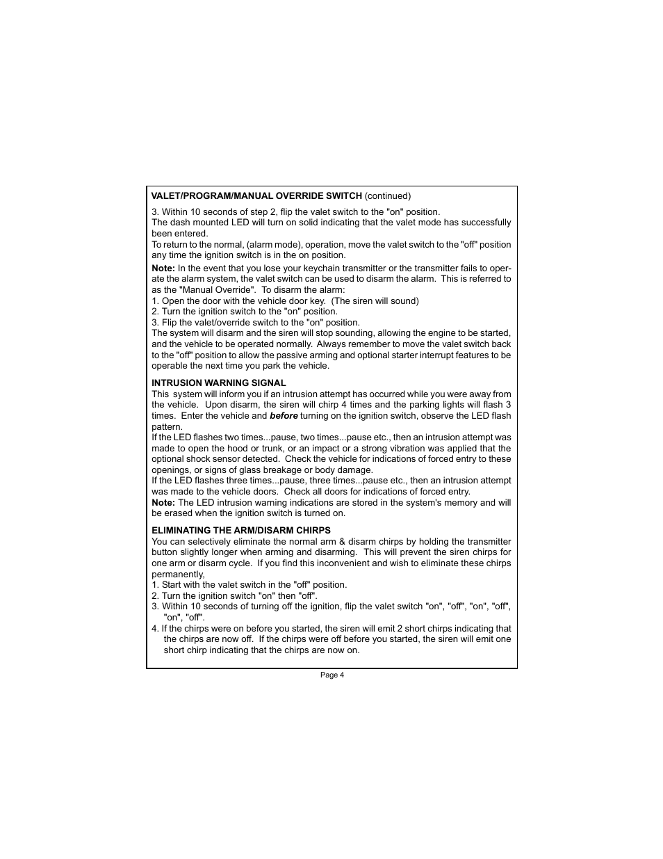 Audiovox PRO 9842 User Manual | Page 4 / 6
