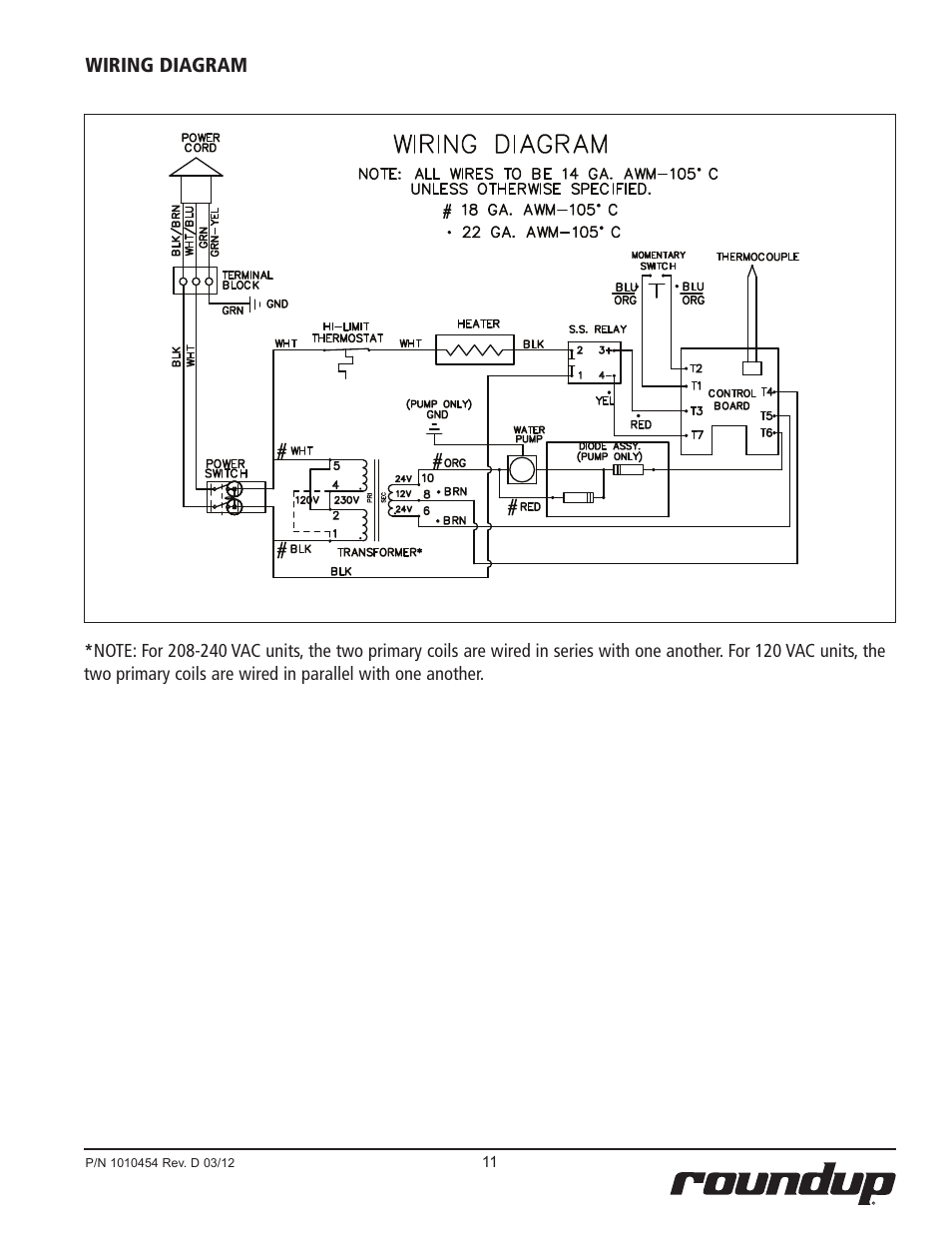 Wiring diagram | A.J. Antunes & Co MS-155 9100458 User Manual | Page 11 / 16